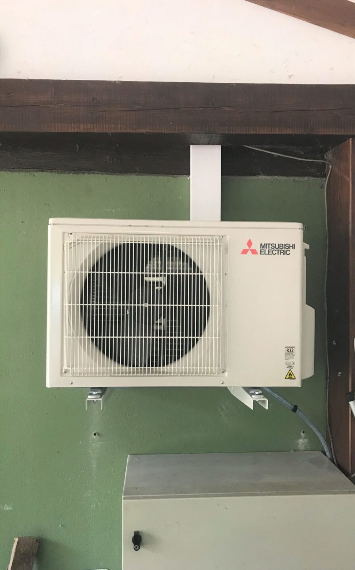 Installation climatisation PAC AIR-AIR MITSUBISHI dans une maison à Fegersheim