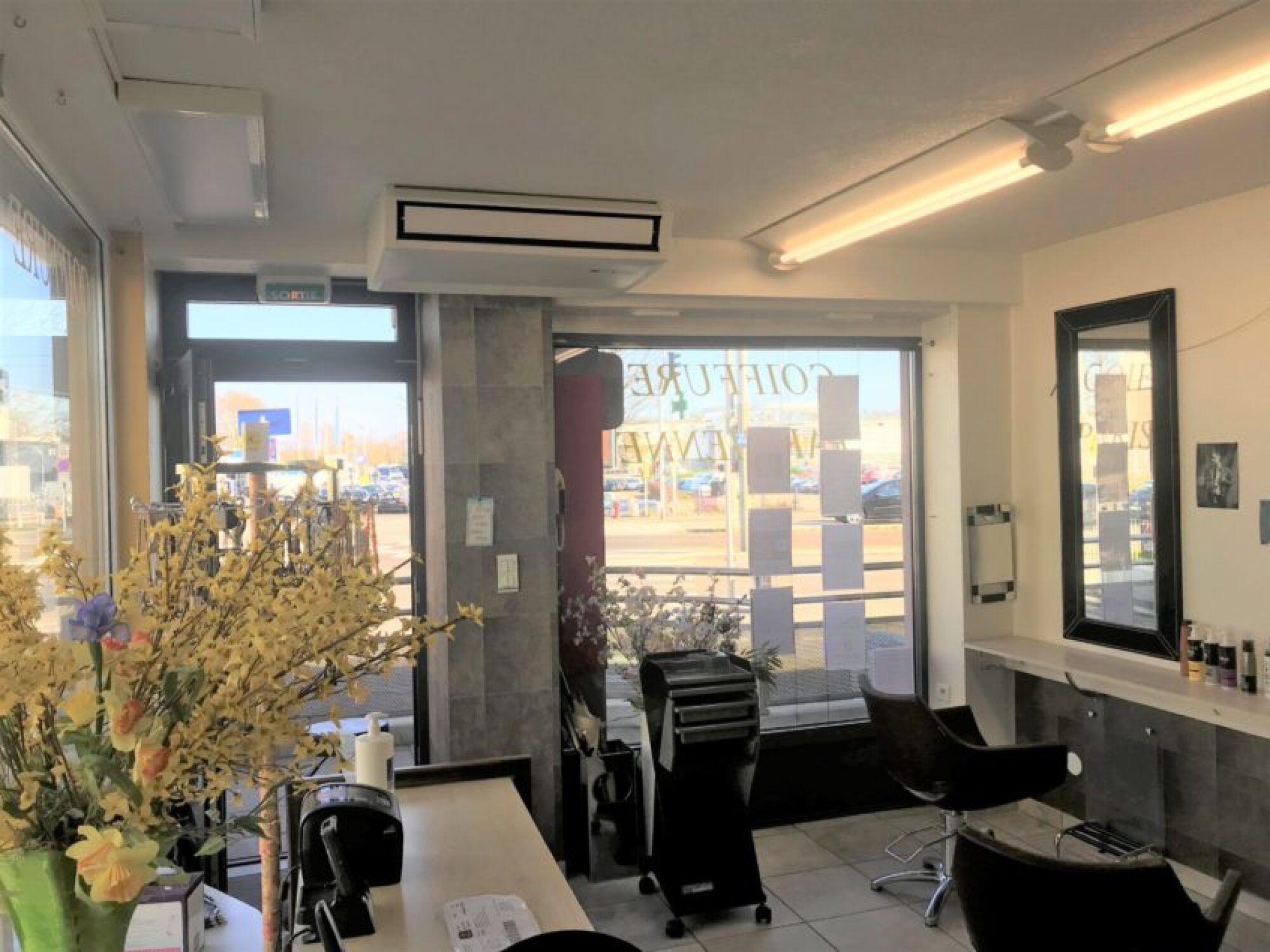 Installation de PAC AIR-AIR avec des cassettes + 1 plafonnier dans des locaux professionnels à Strasbourg