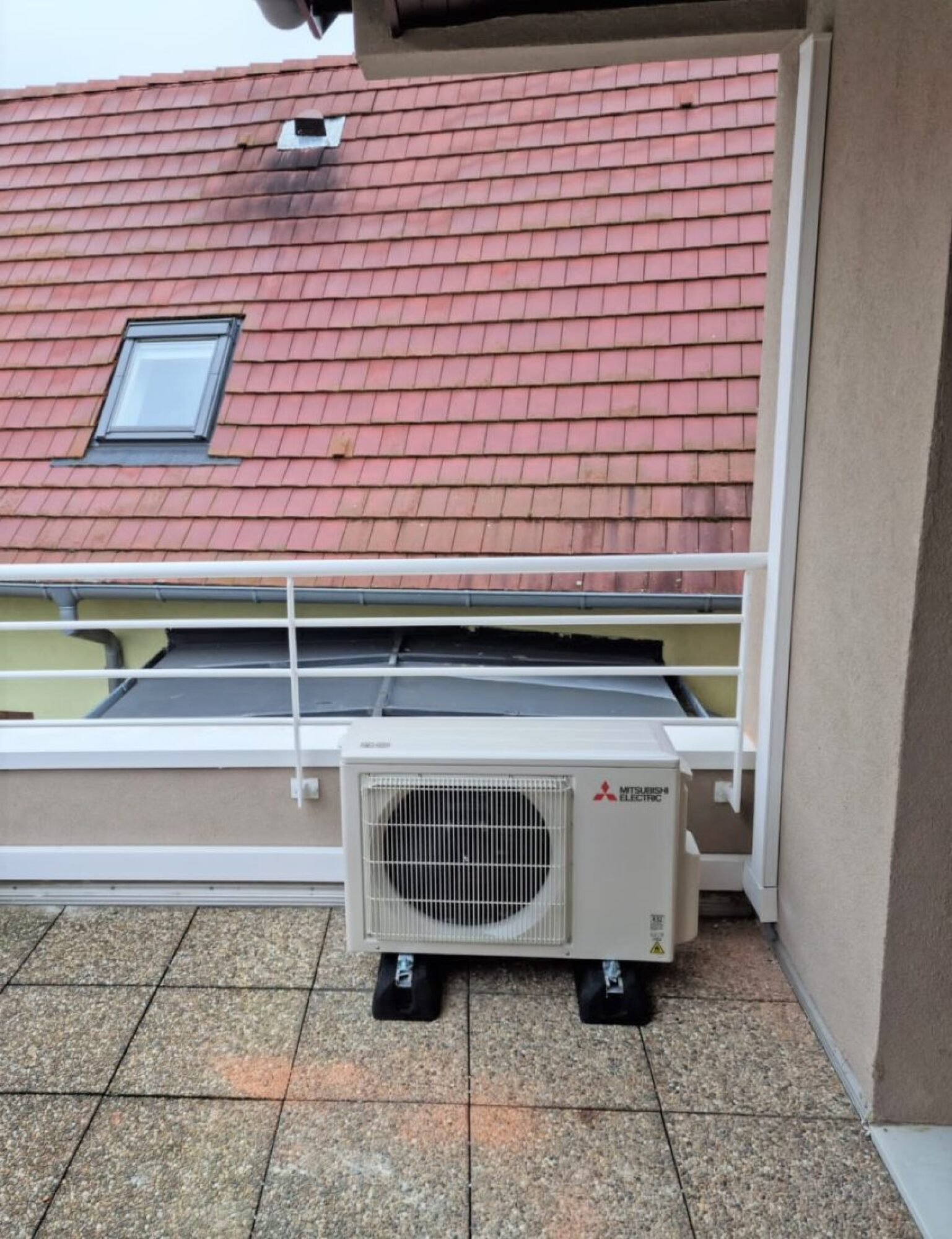 Installation d'une climatisation MITSUBISHI pour rafraîchir une maison à Eckbolsheim