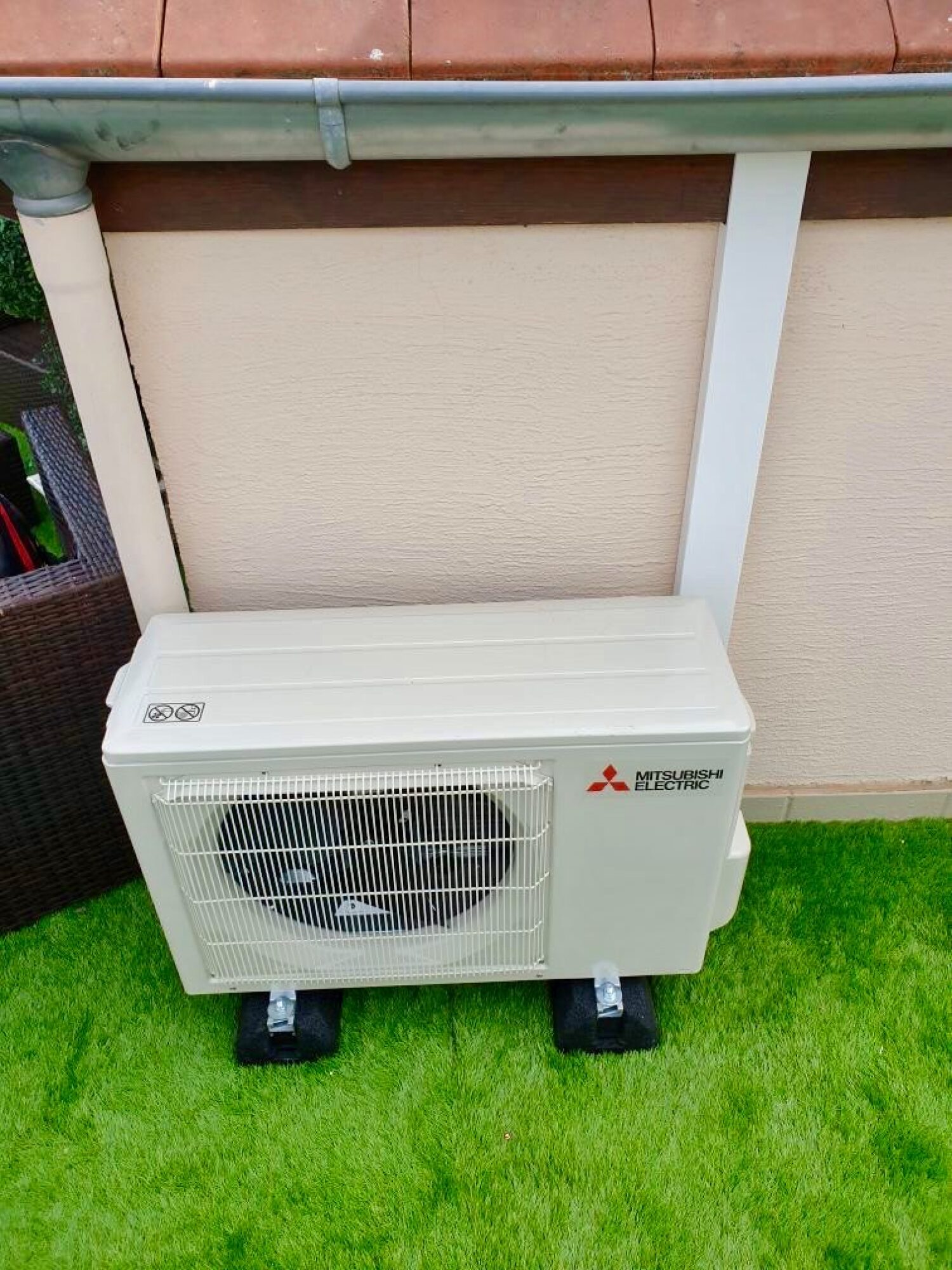 Installation d'une climatisation PAC AIR-AIR MITSUBISHI dans un appartement à Duppigheim