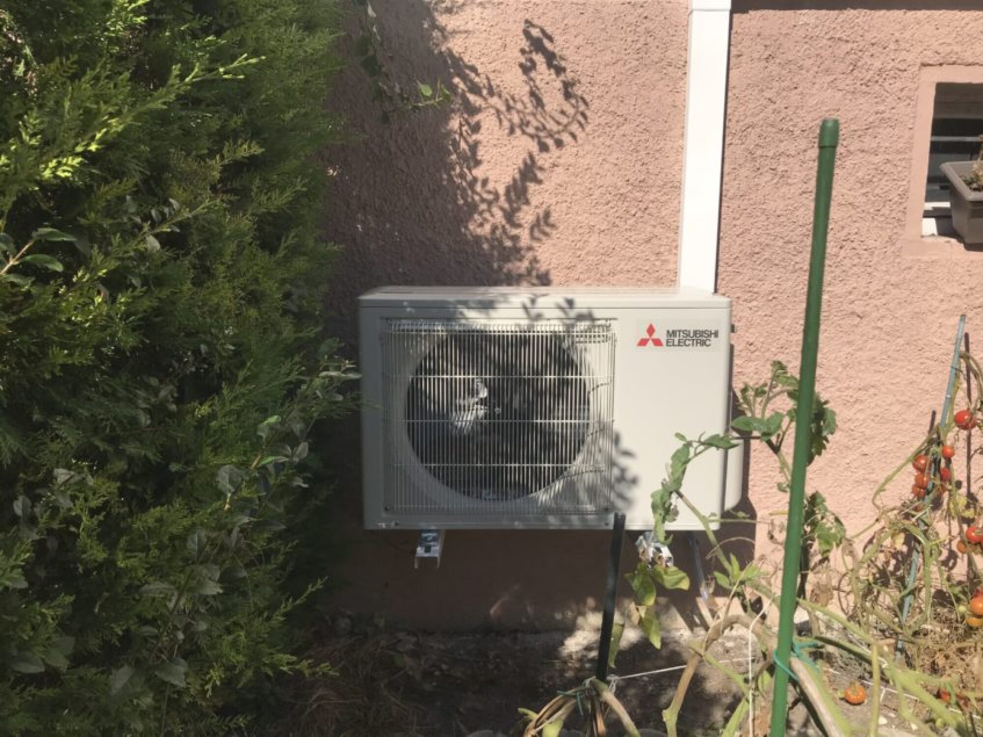Installation d'un climatisation PC AIR-AIR MITSUBISHI dans une maison à Illkirch