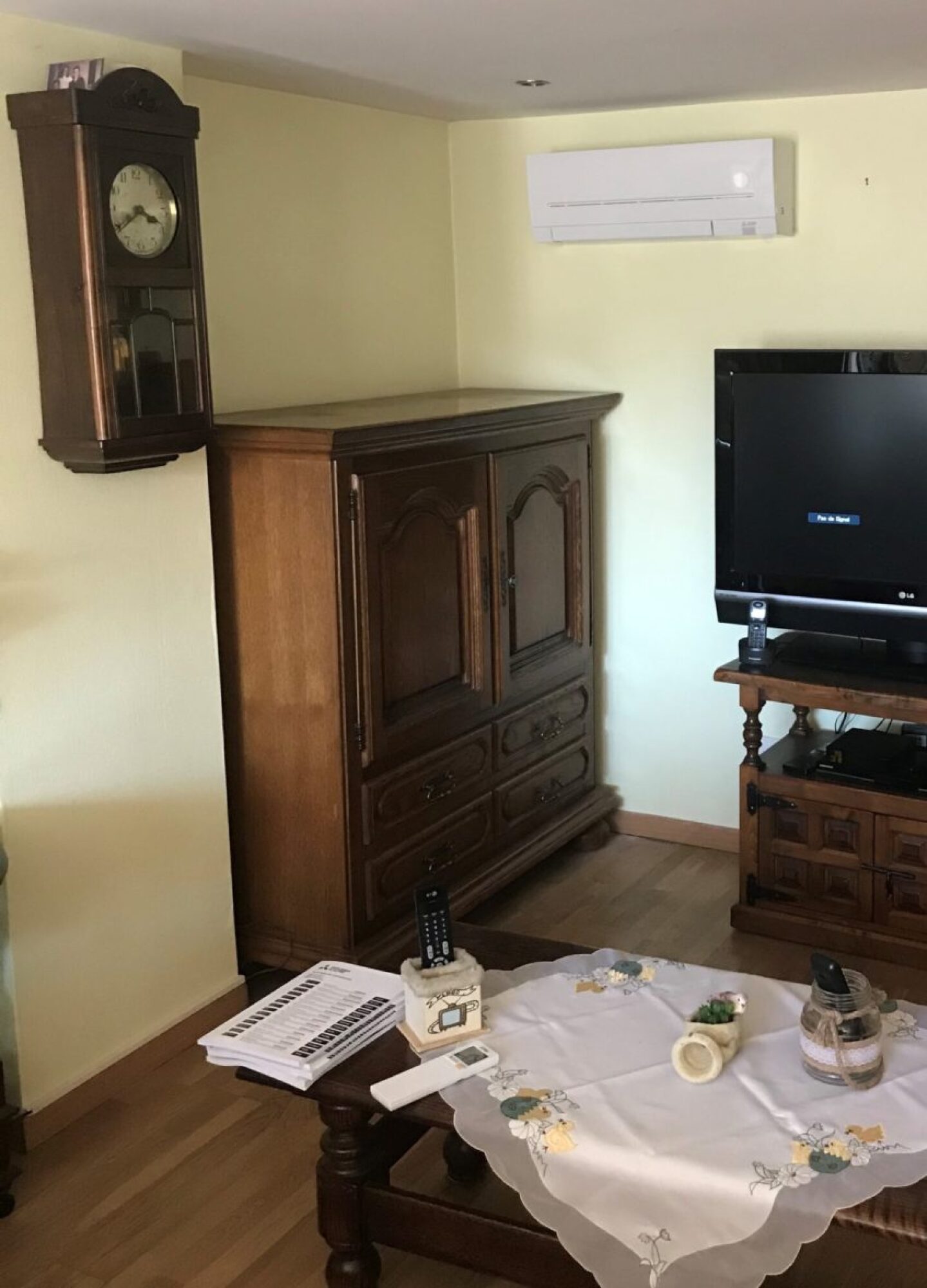 Installation d'une climatisation PAC AIR-AIR MITSUBISHI en BI-SPLIT dans une maison à Ostwald