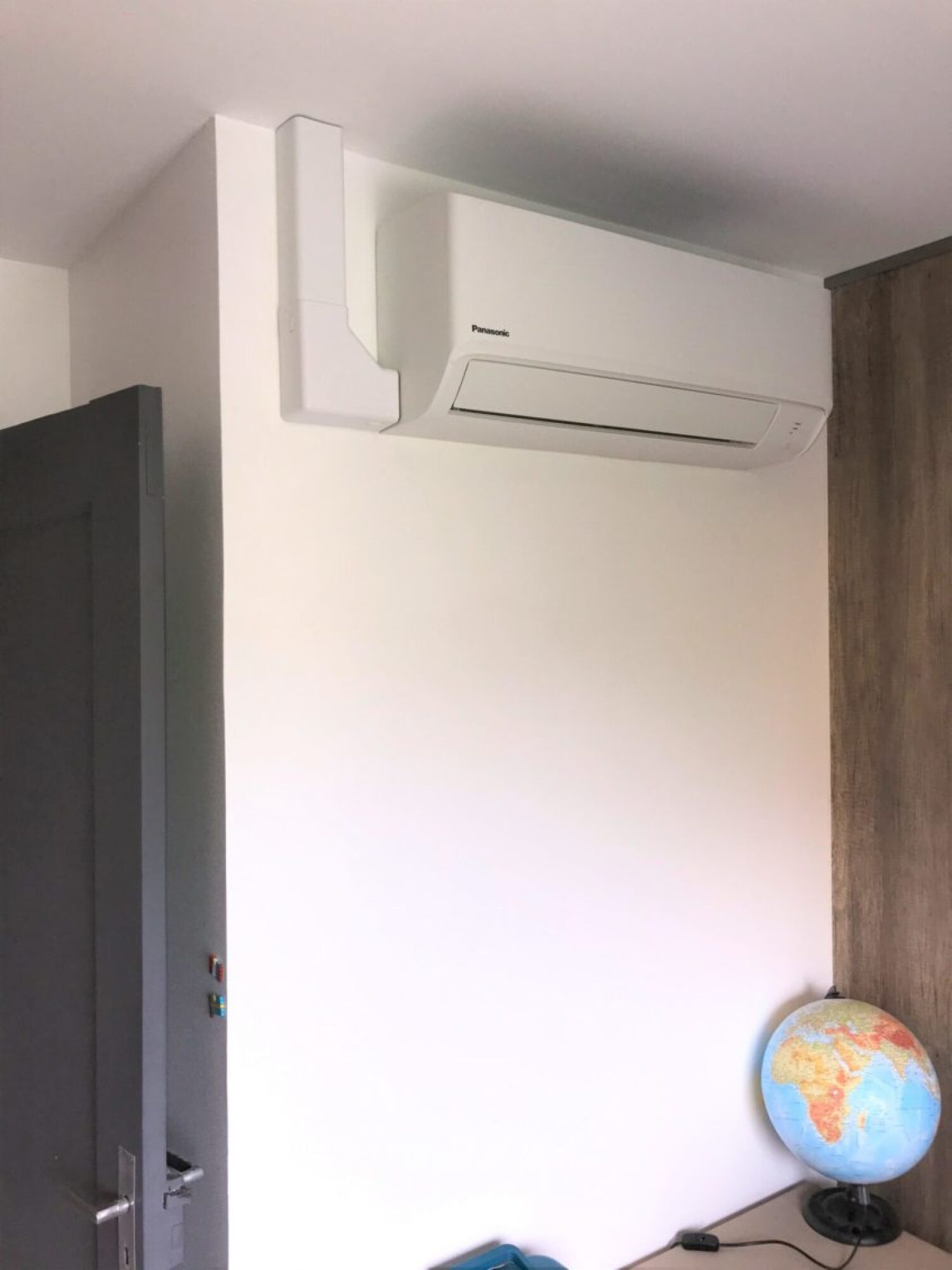 Installation d'une climatisation PAC AIR-AIR PANASONIC en bi-split dans une maison à Illkirch