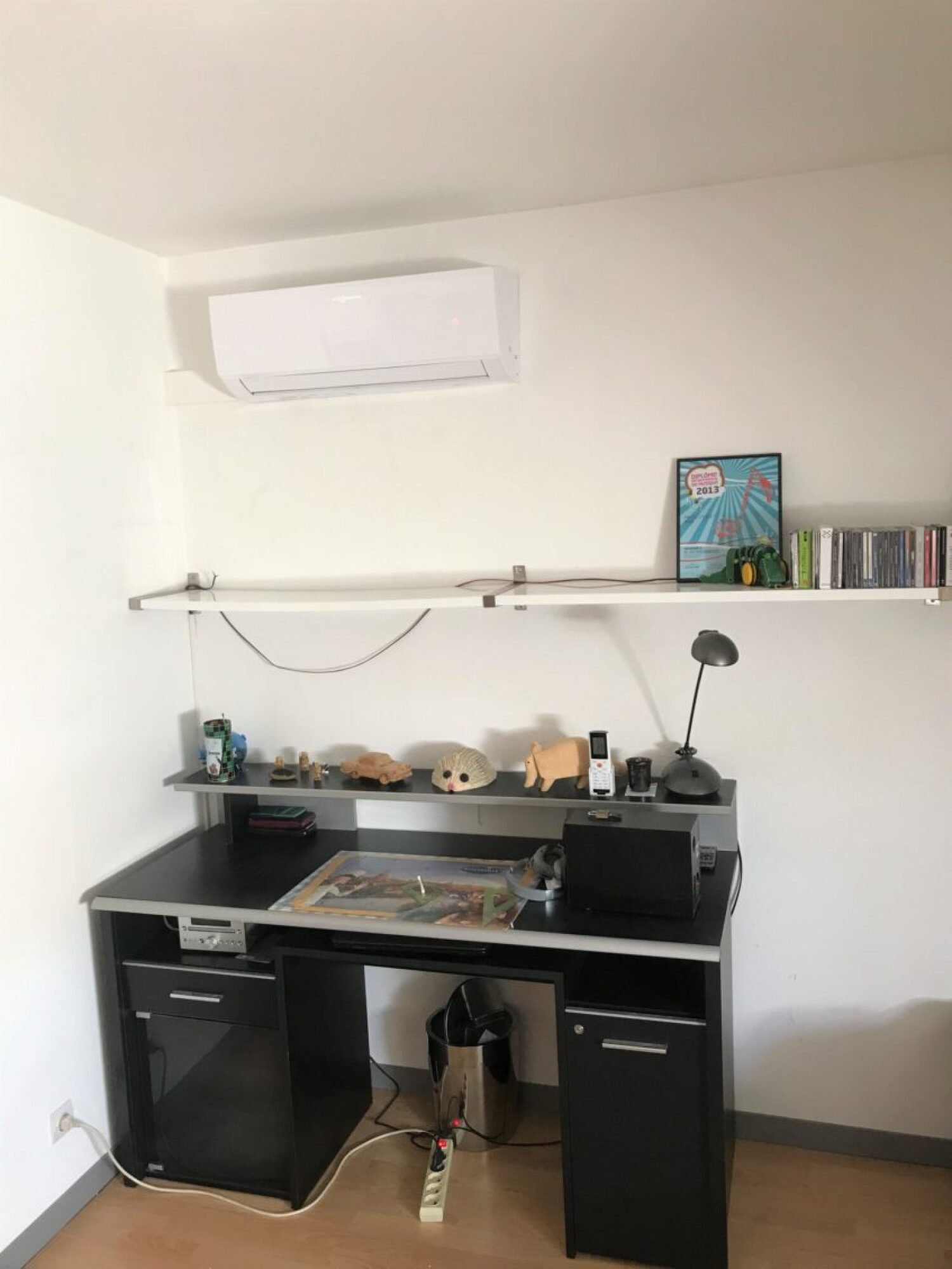 Installation d'une climatisation PAC AIR-AIR en bi-split dans une maison à Hipsheim
