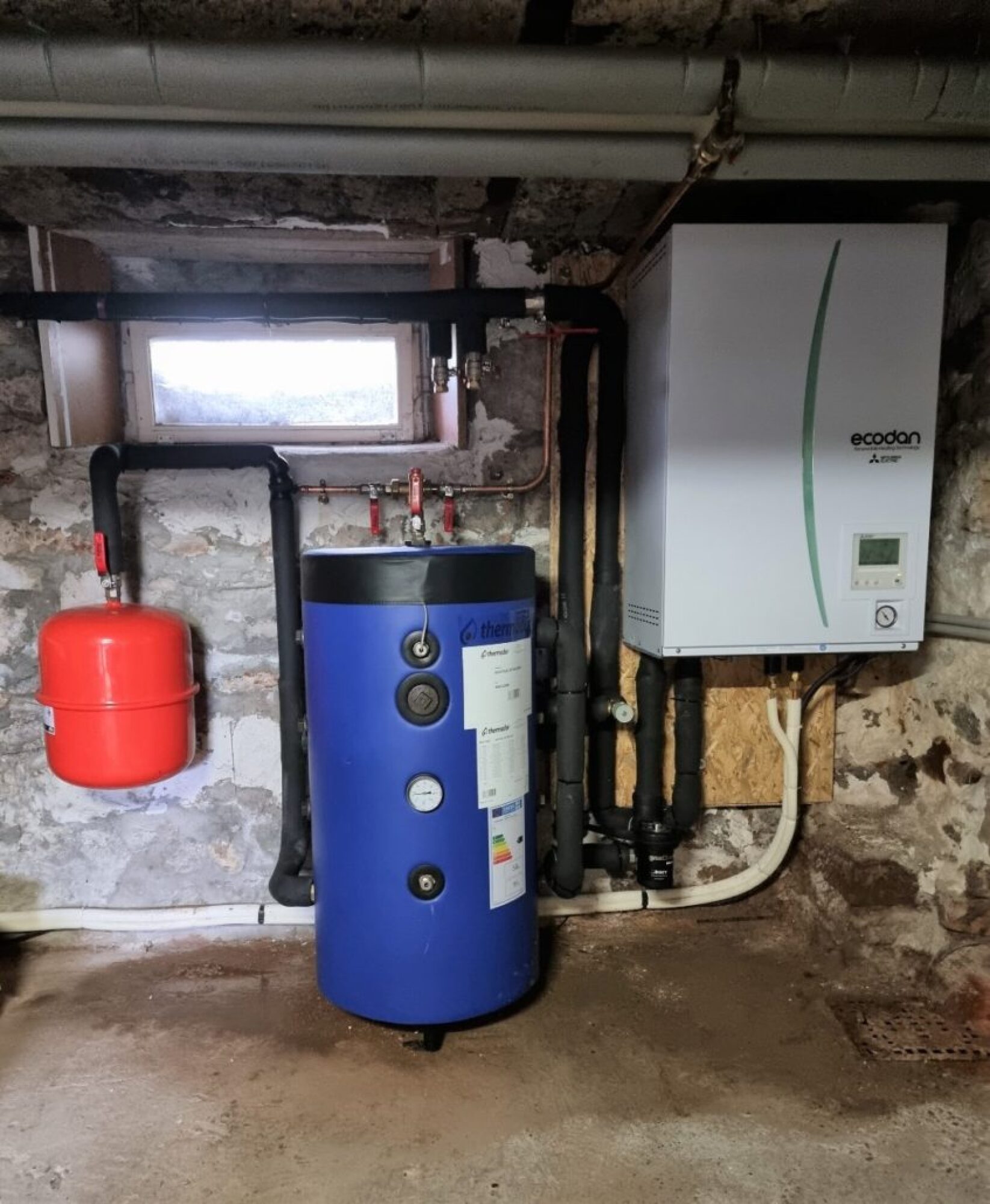 Installation pompe à chaleur (PAC) AIR-EAU MITSUBISHI à Dinsheim sur Bruche