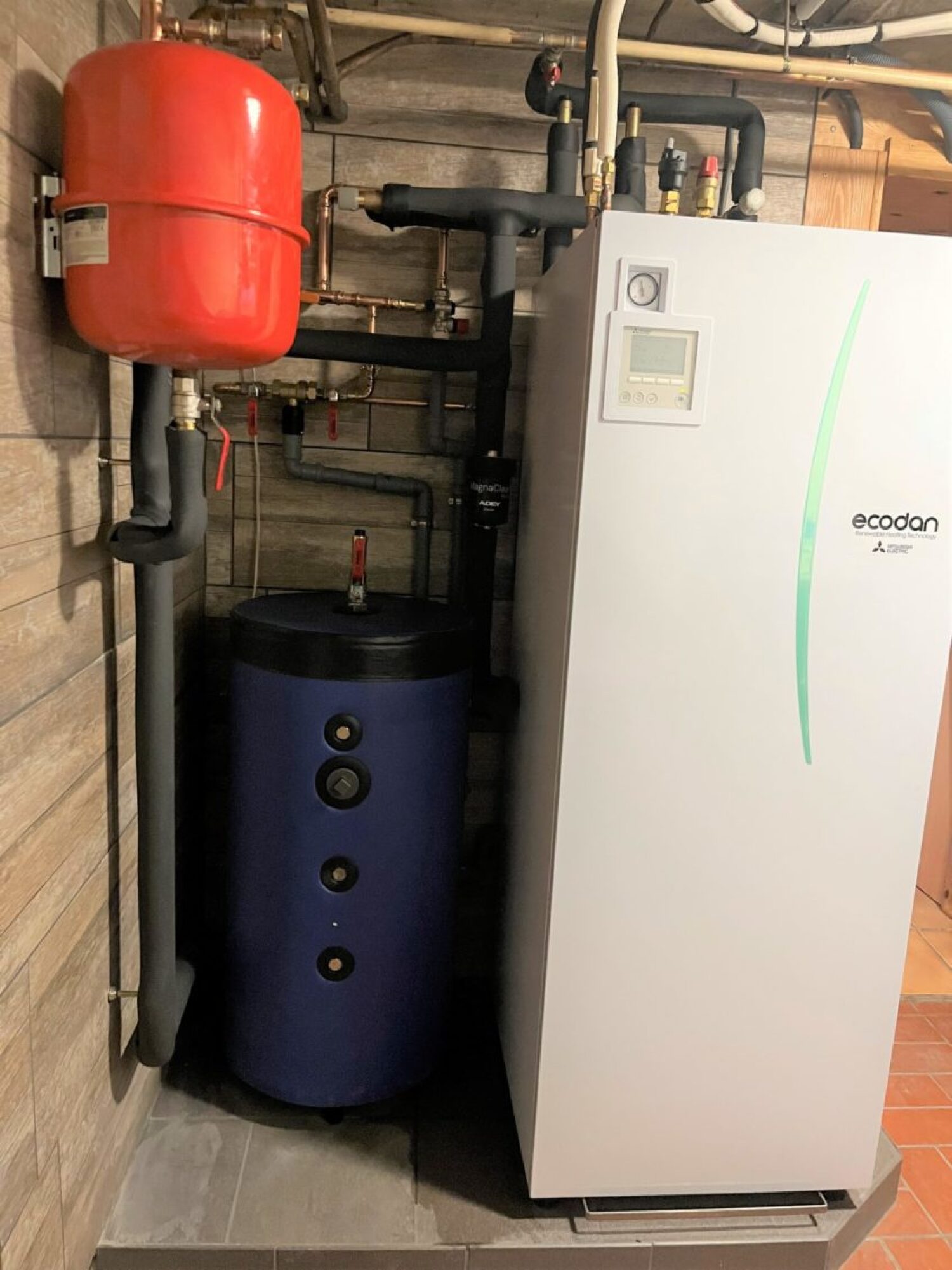 Installation pompe à chaleur (PAC) AIR-EAU MITSUBISHI ZUBADAN silence à Geispolsheim