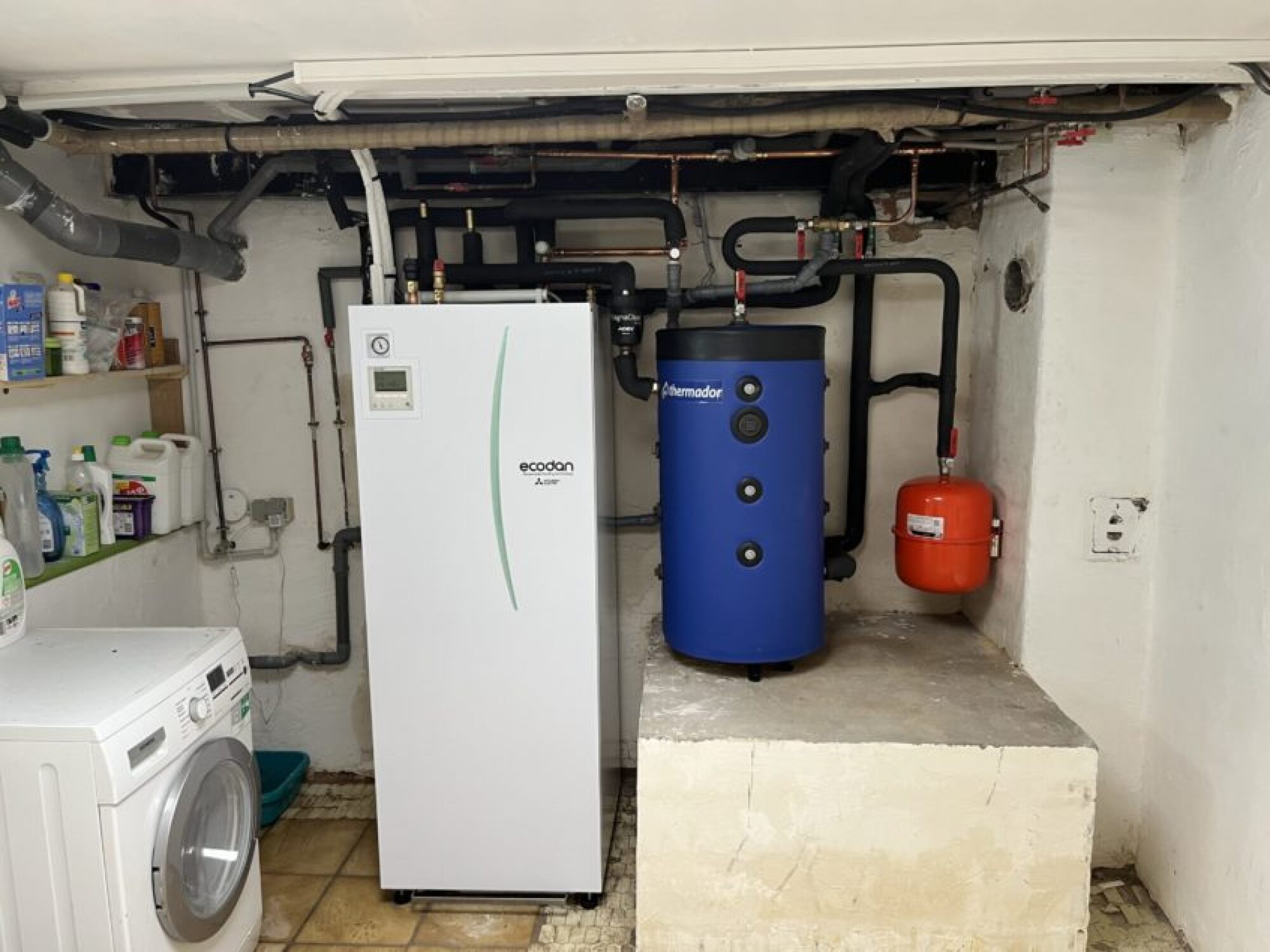 Installation pompe à chaleur (PAC) AIR-EAU MITSUBISHI ZUBADAN silence à Holtzheim