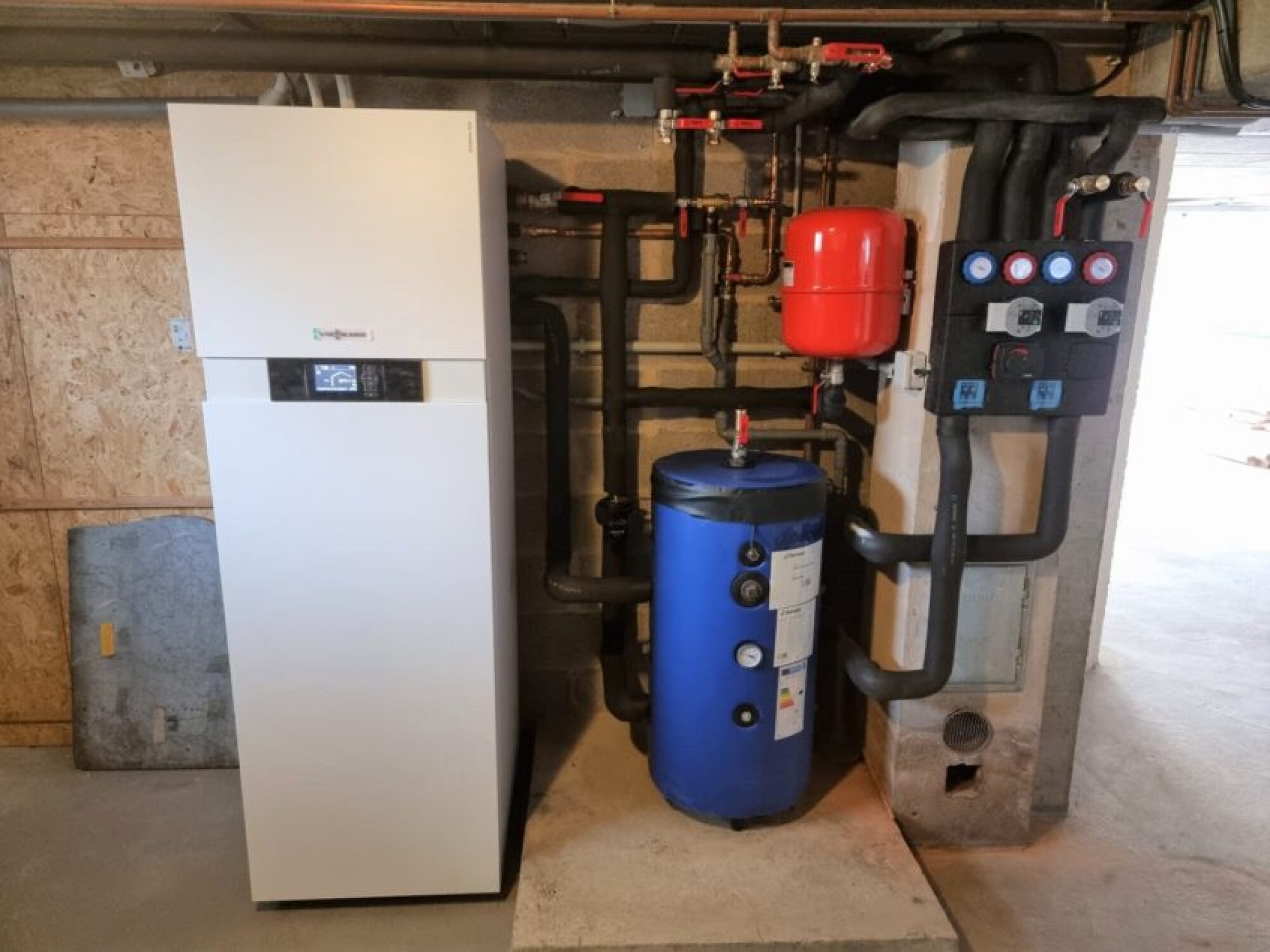 Installation pompe à chaleur (PAC) AIR-EAU VIESSMANN à Nordhouse