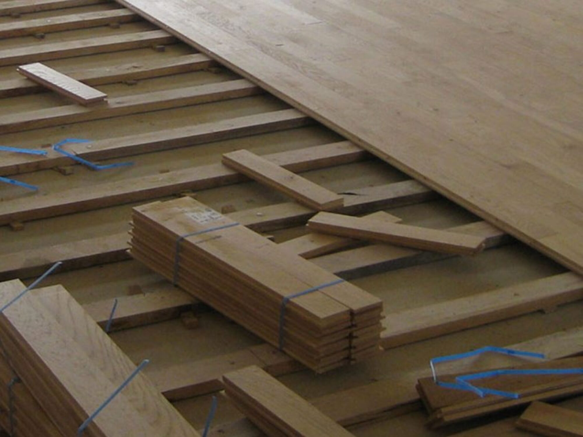 Parquet cloué