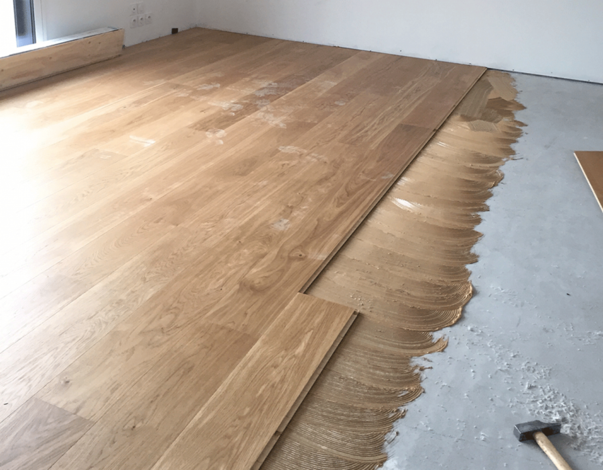 Parquet : pose collée