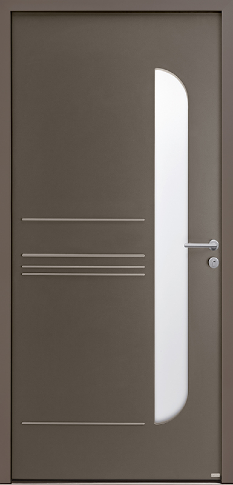 Porte en aluminium BEL’M EXPRESSION 80 MM