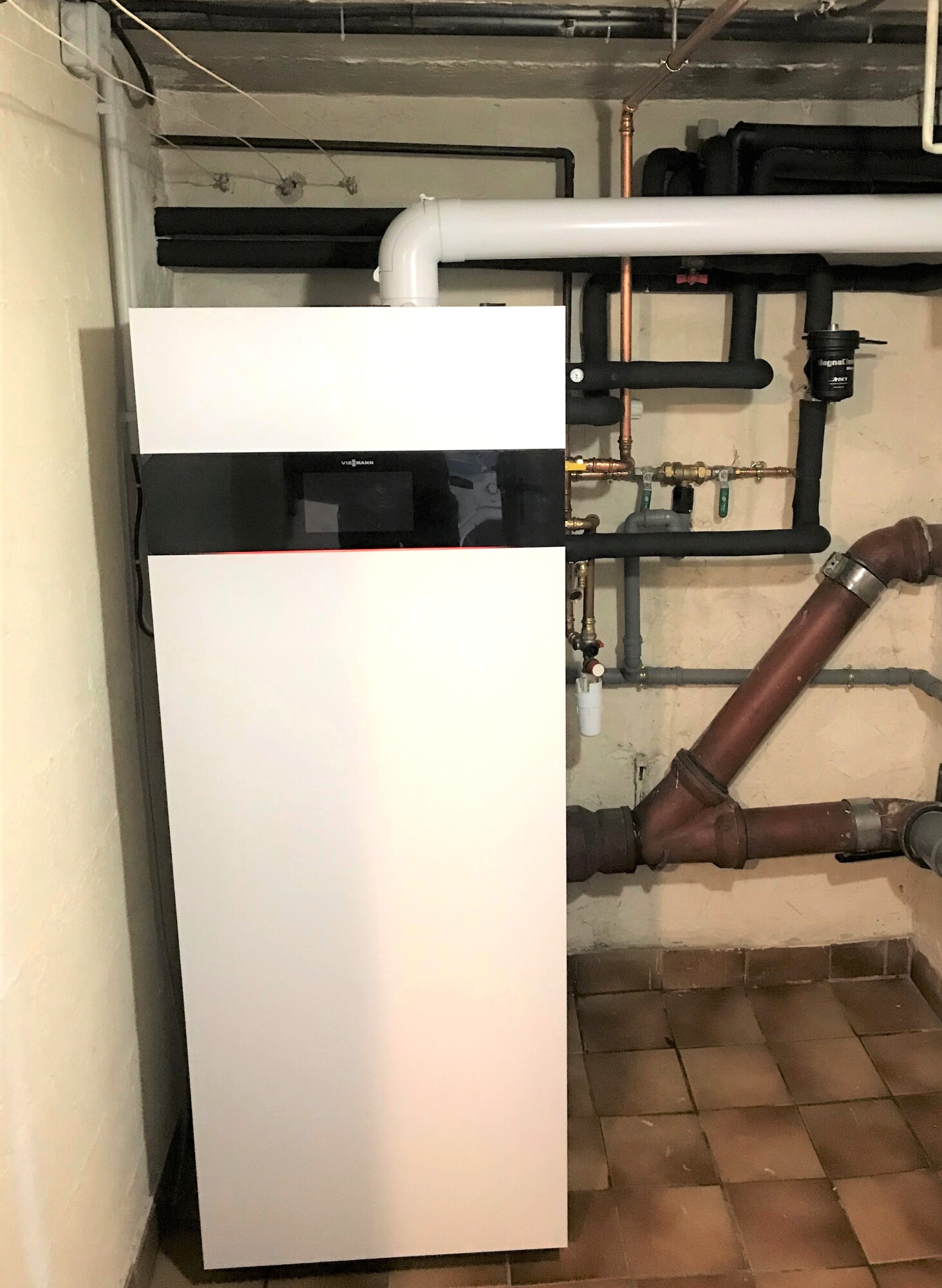 Remplacement chaudière gaz à condensation avec ECS marque VIESSMANN à Illkirch