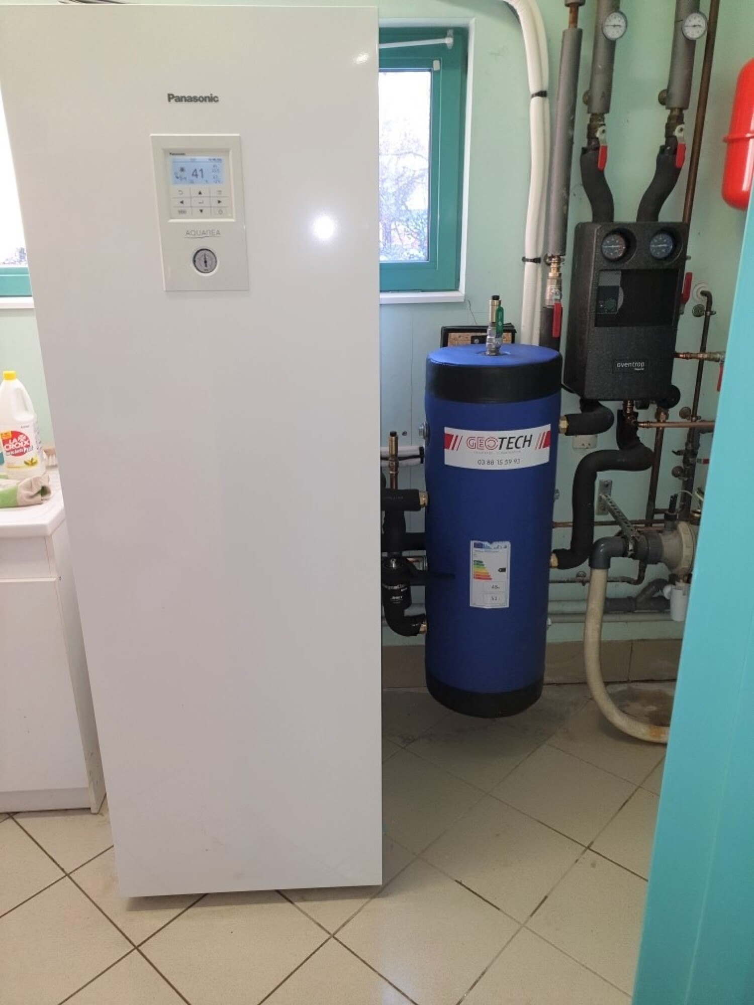 Remplacement chaudière par une PAC AIR-EAU spéciale rénovation modèle TCAP PANASONIC à Hangenbieten