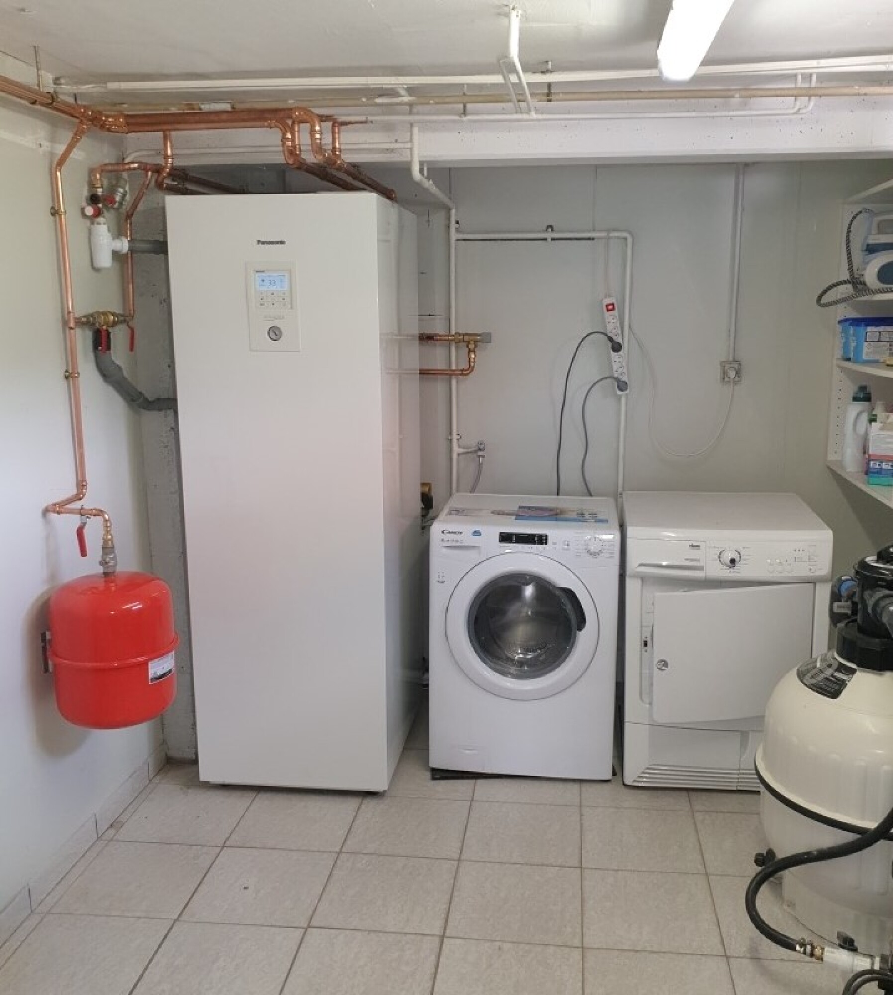 Remplacement chaudière par une PAC AIR-EAU spéciale rénovation modèle TCAP PANASONIC dans une maison à Dinsheim sur Bruche