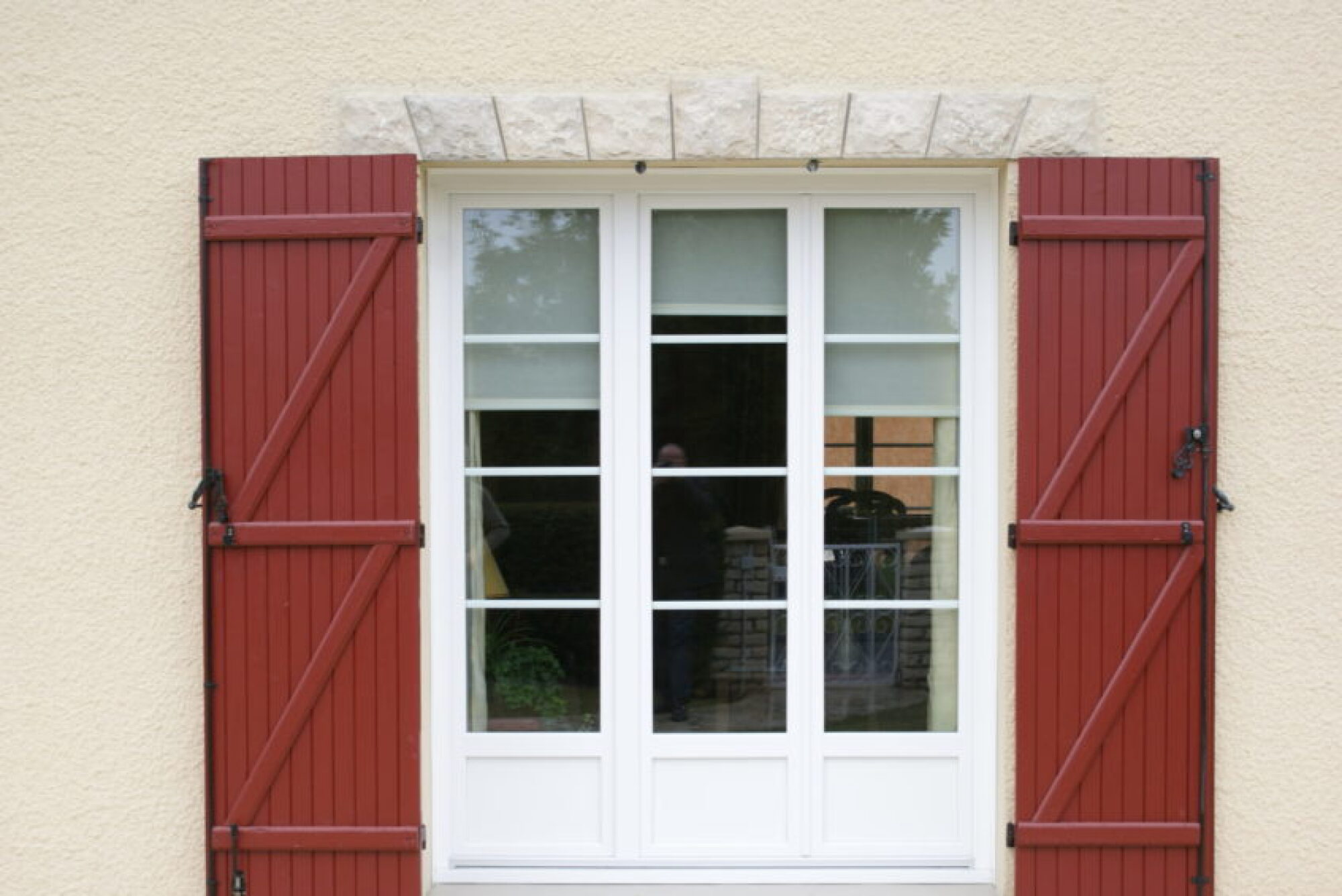 Baie vitrée en PVC