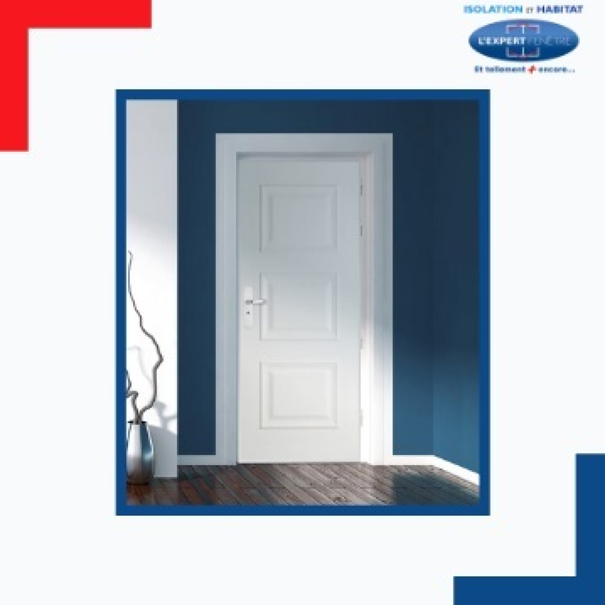 Installation de porte d'entrée blindée sur mesures