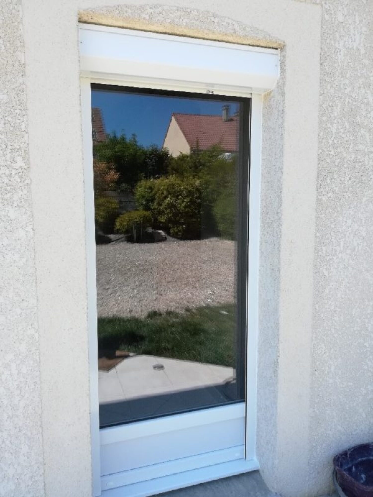 Porte de service en PVC