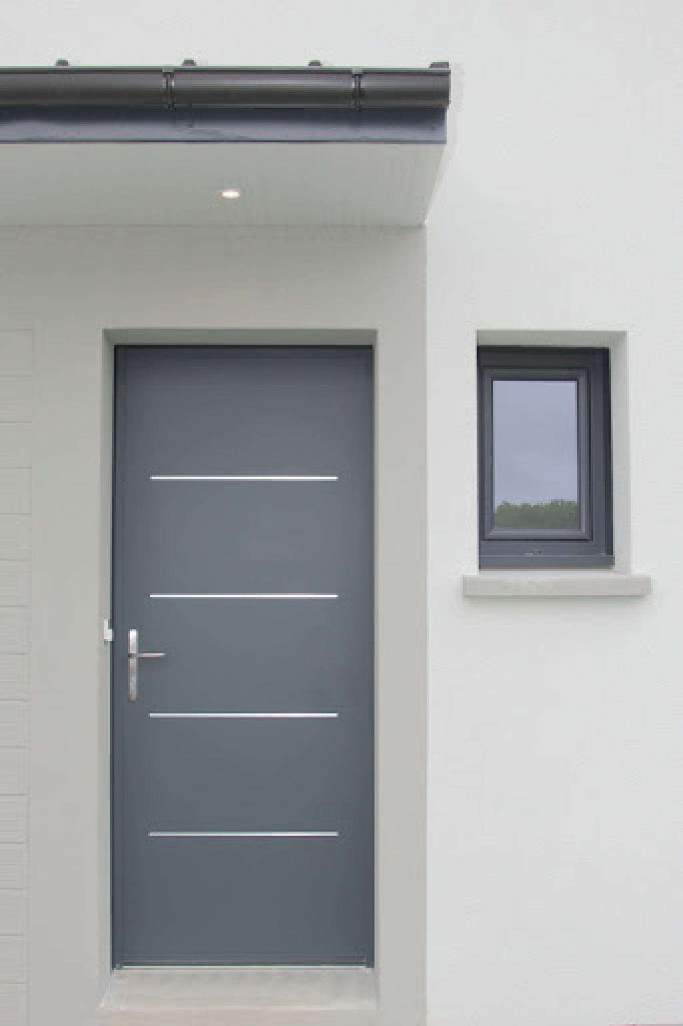 Porte d'entrée en ALU