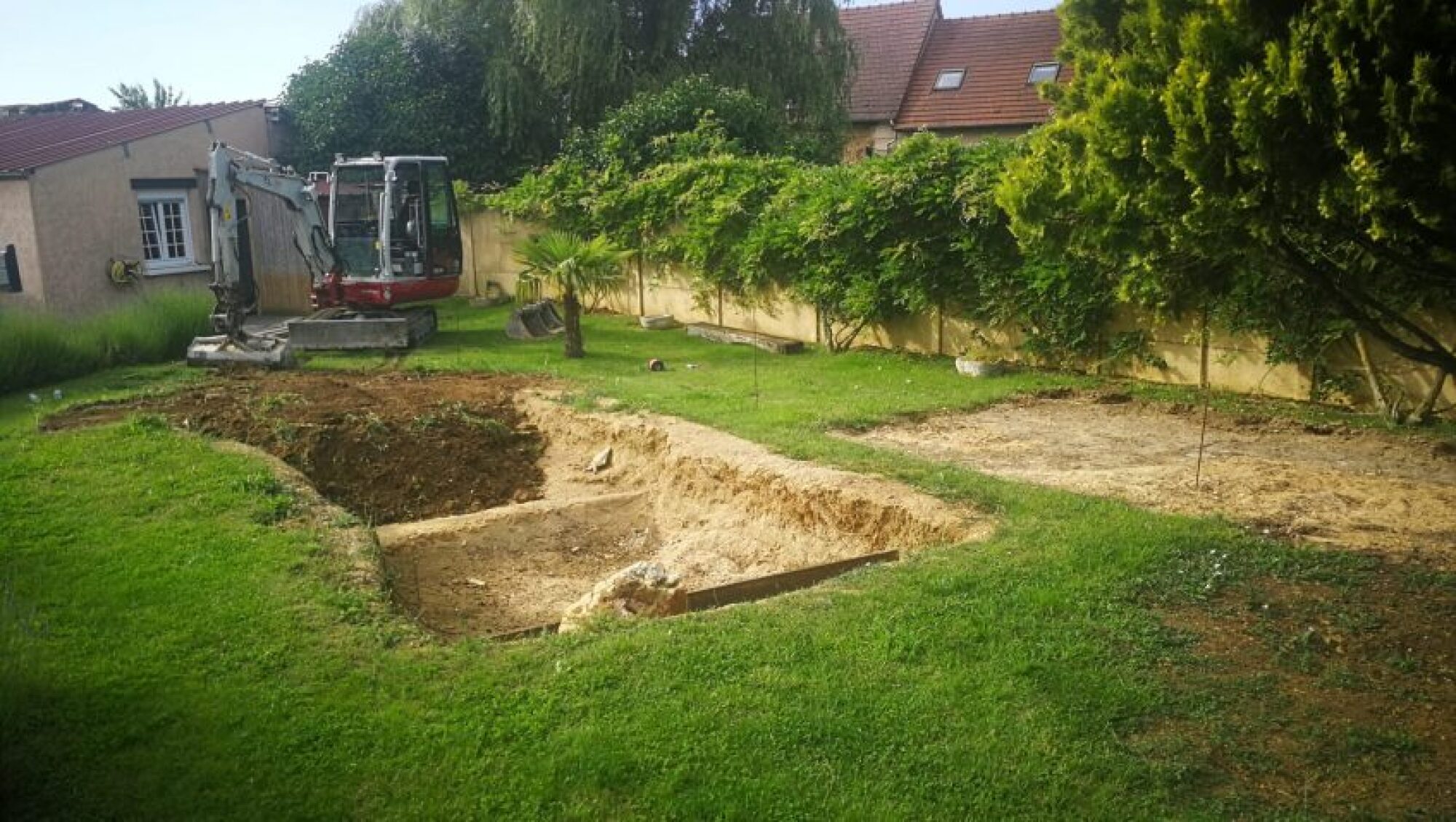 Terrassement pour piscine
