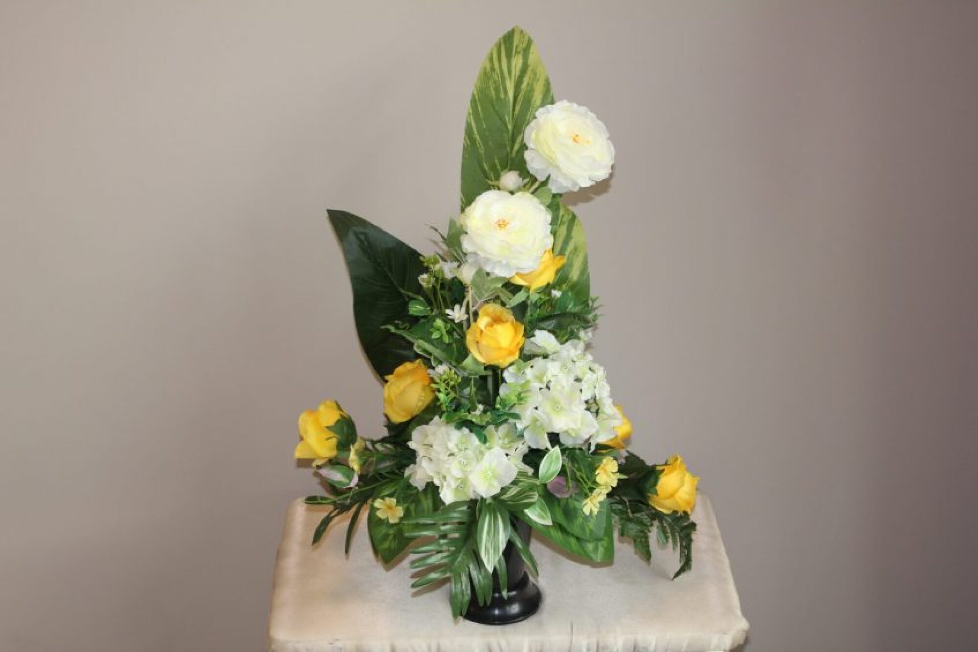 Bouquet avec vase