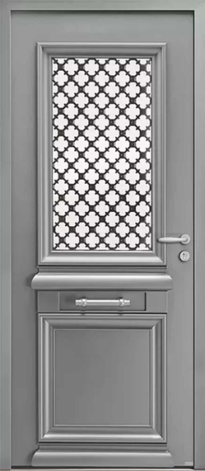 Porte d’entrée Athéna Bel’M – Largeur 900mm x Hauteur 2150mm – RAL 9007