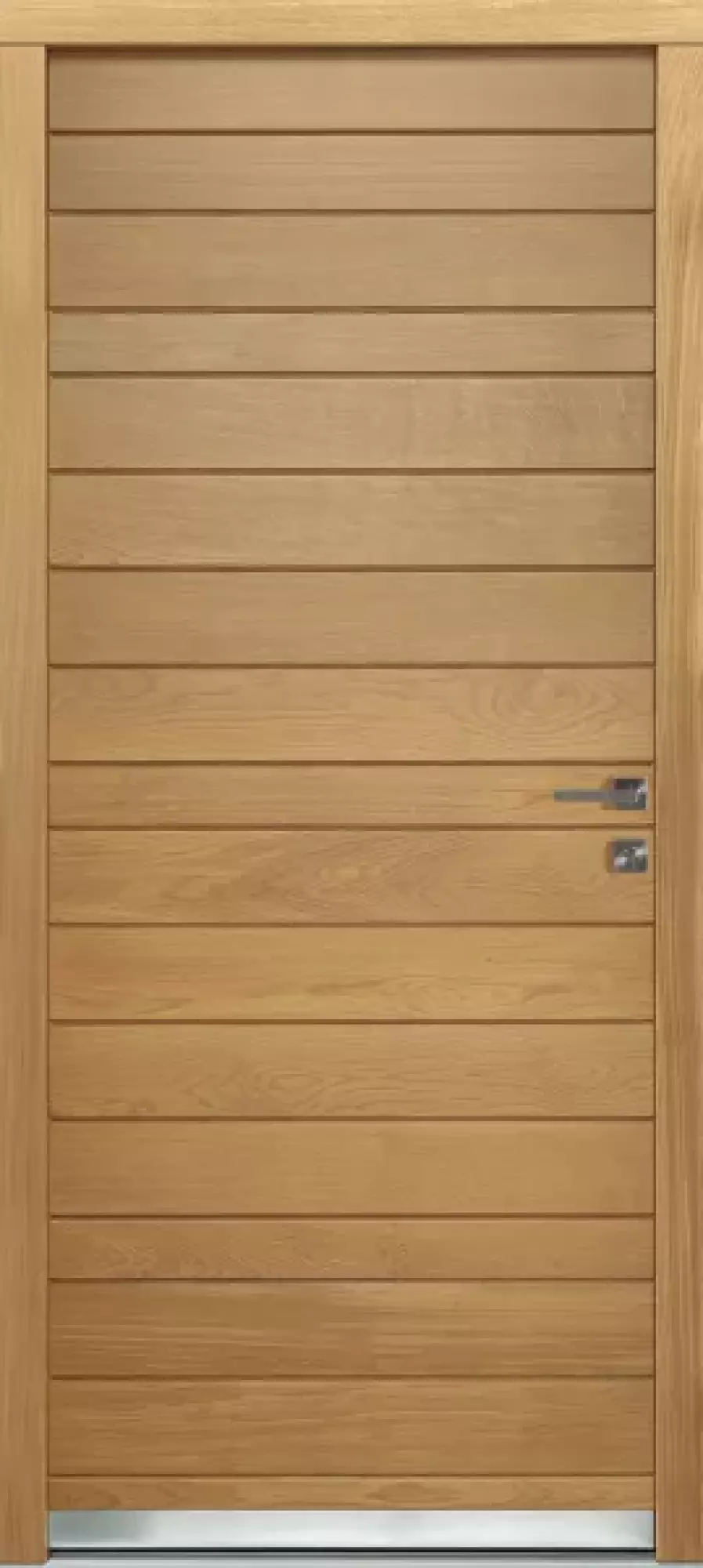 Porte d’entrée Belcastel Bel’M – Largeur 900mm x Hauteur 2150mm – Finition Chêne naturel