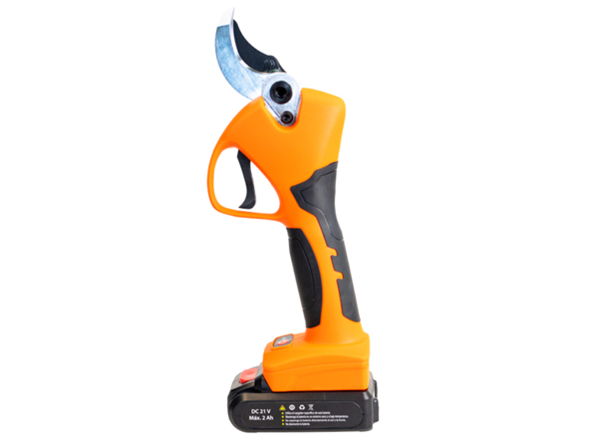 Sécateur à batterie 1050W 21V 2.0ah 40mm - coupe progressive (2 batteries incluses)