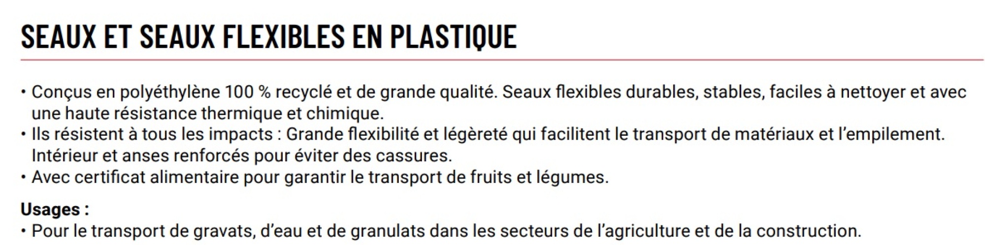 Sceau auge Bellota