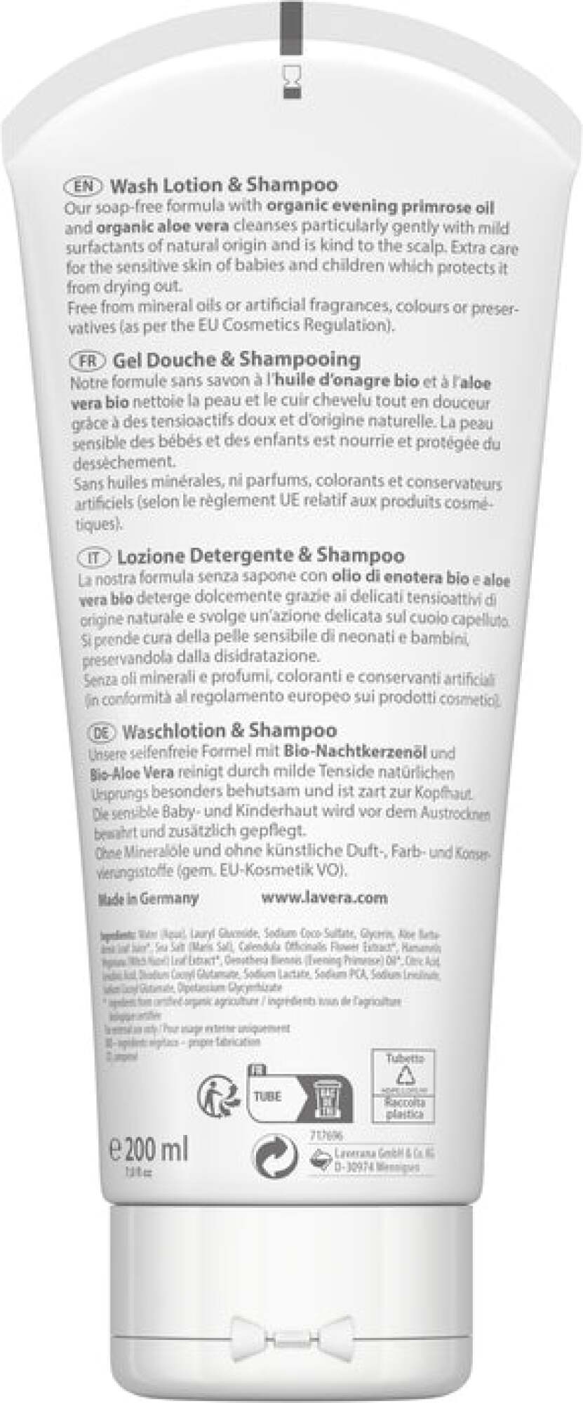 Baby & Kinder Neutral Gel Douche & Shampooing