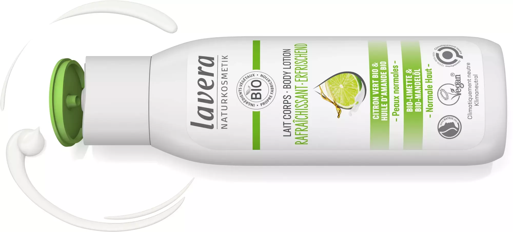 Lait Corps Rafraîchissant Citron Vert Huile d'Amande BIO