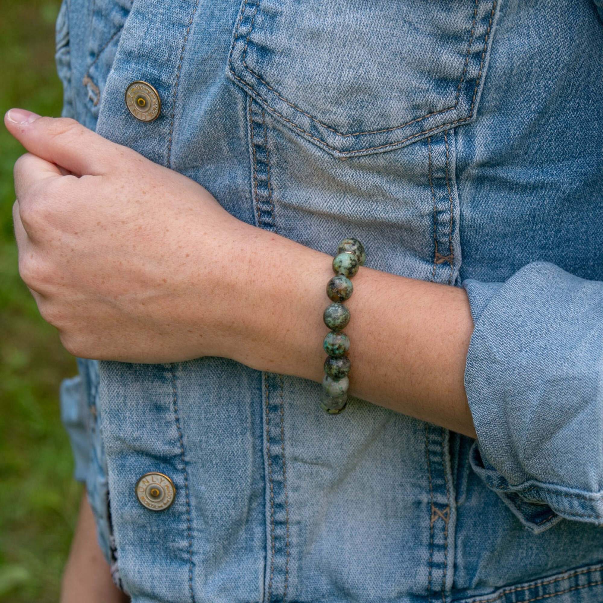 Bracelet Kamelia en pierres Turquoise Africain