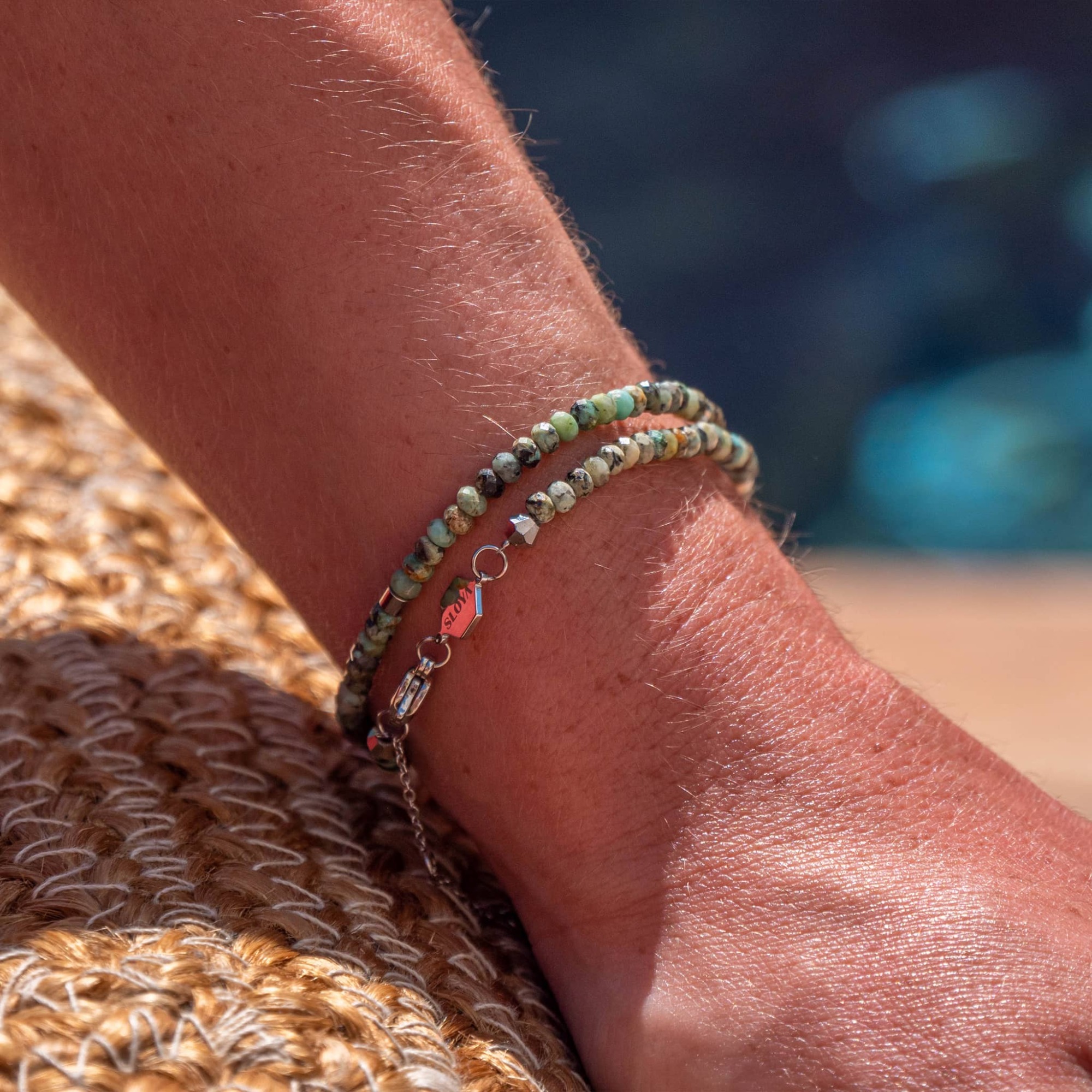 Bracelet Lumia en pierres Turquoise Africain