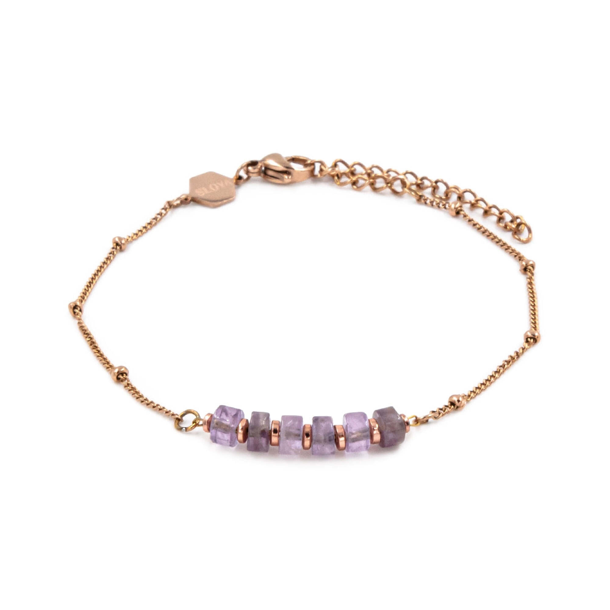 Bracelet Piana en pierres Améthyste
