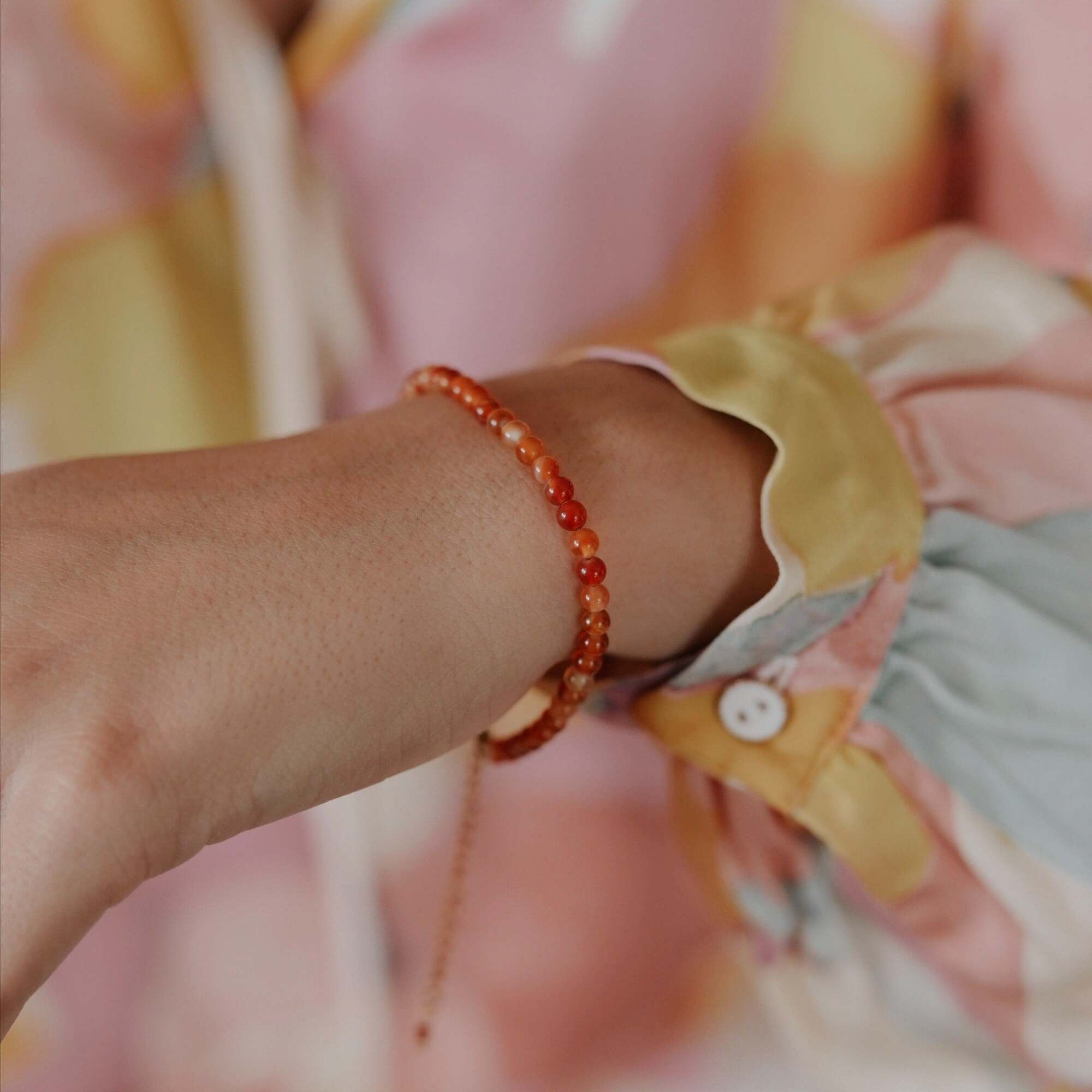 Bracelet Serena en pierres Cornaline