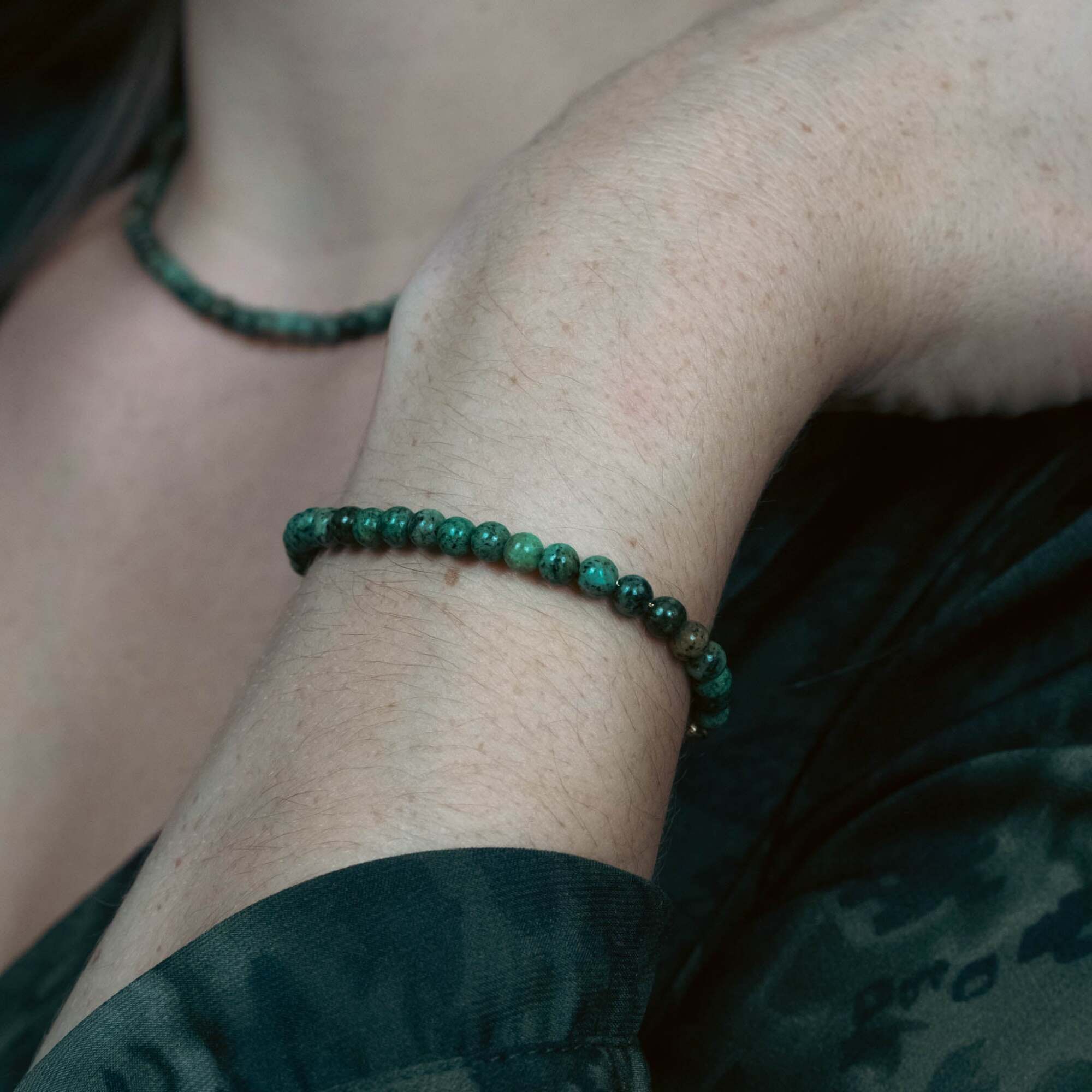 Bracelet Serena en pierres Turquoise Africain