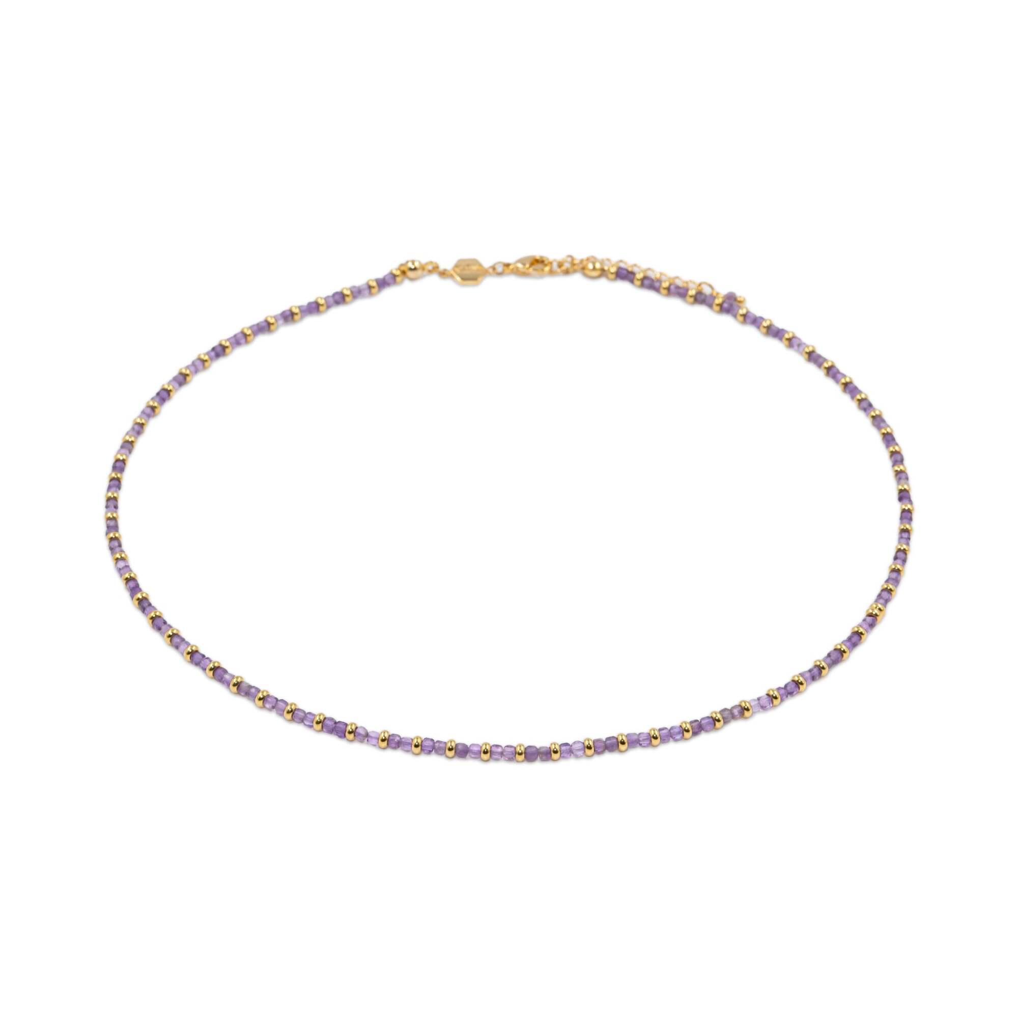 Collier Karia en pierres Améthyste