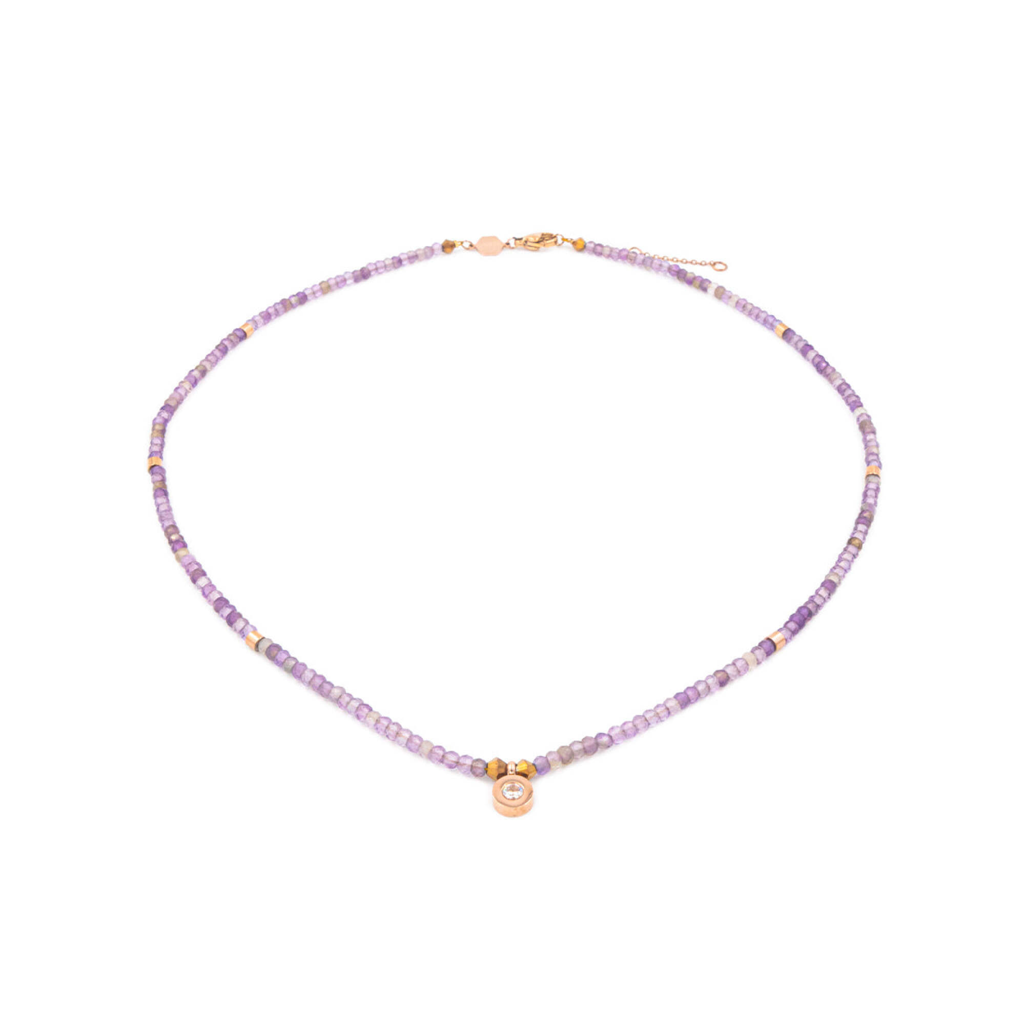 Collier Lumia en pierres Améthyste