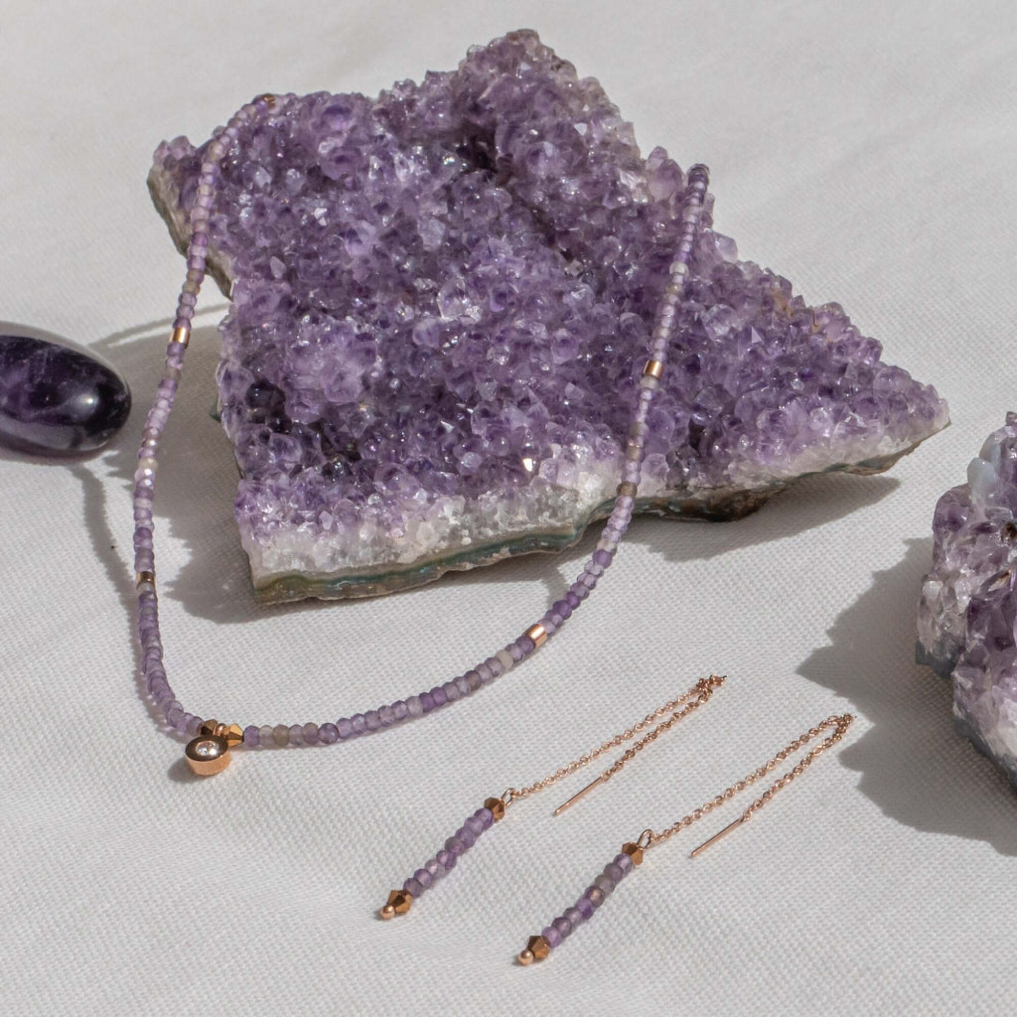 Collier Lumia en pierres Améthyste