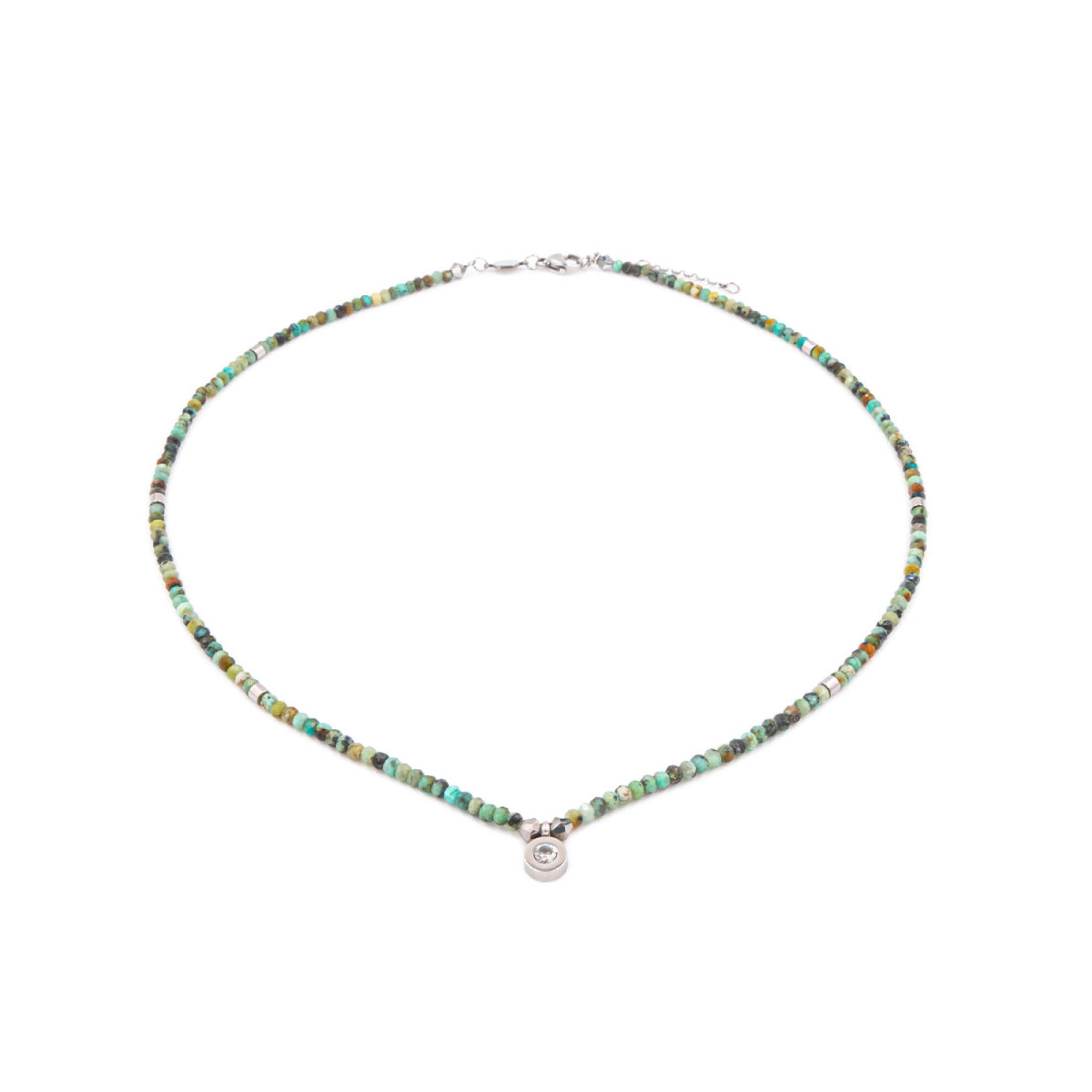 Collier Lumia en pierres Turquoise