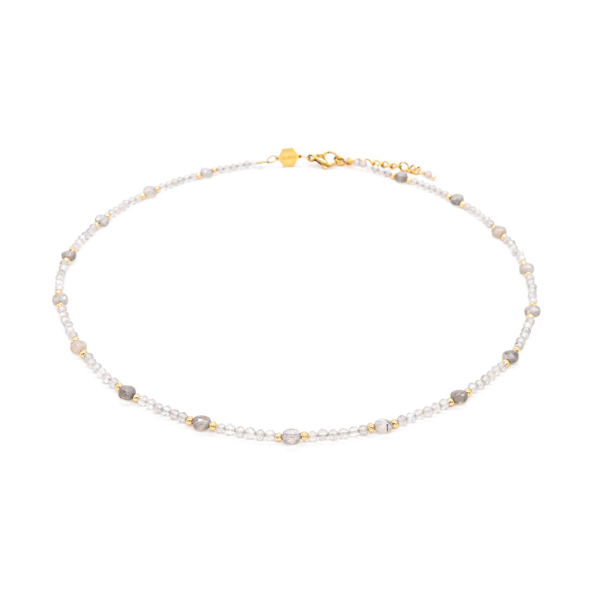 Collier Paloma en pierres Labradorite