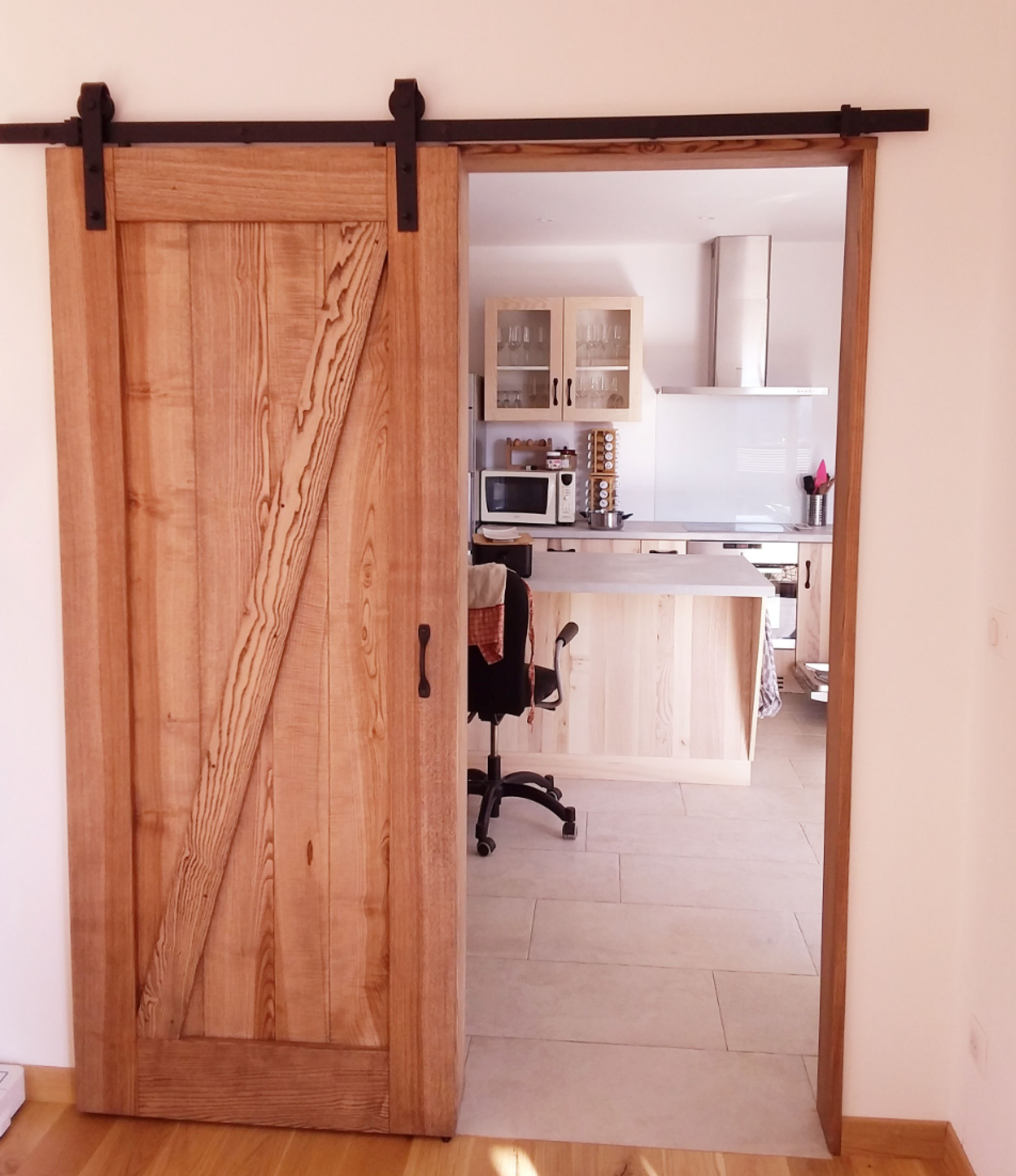 Porte intérieure coulissante sur-mesure