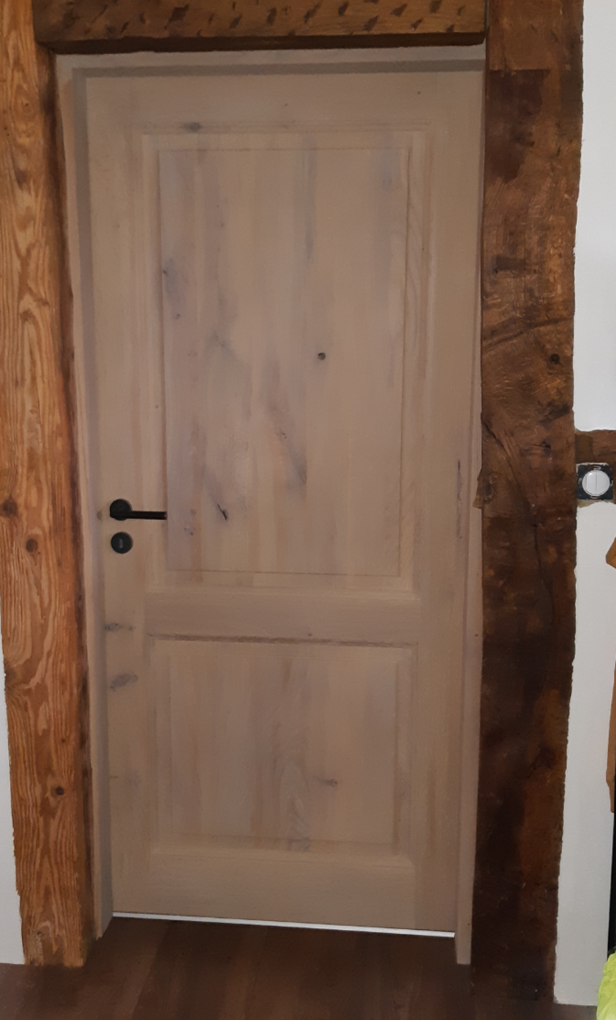 Porte intérieure de style sundgauvien sur-mesure