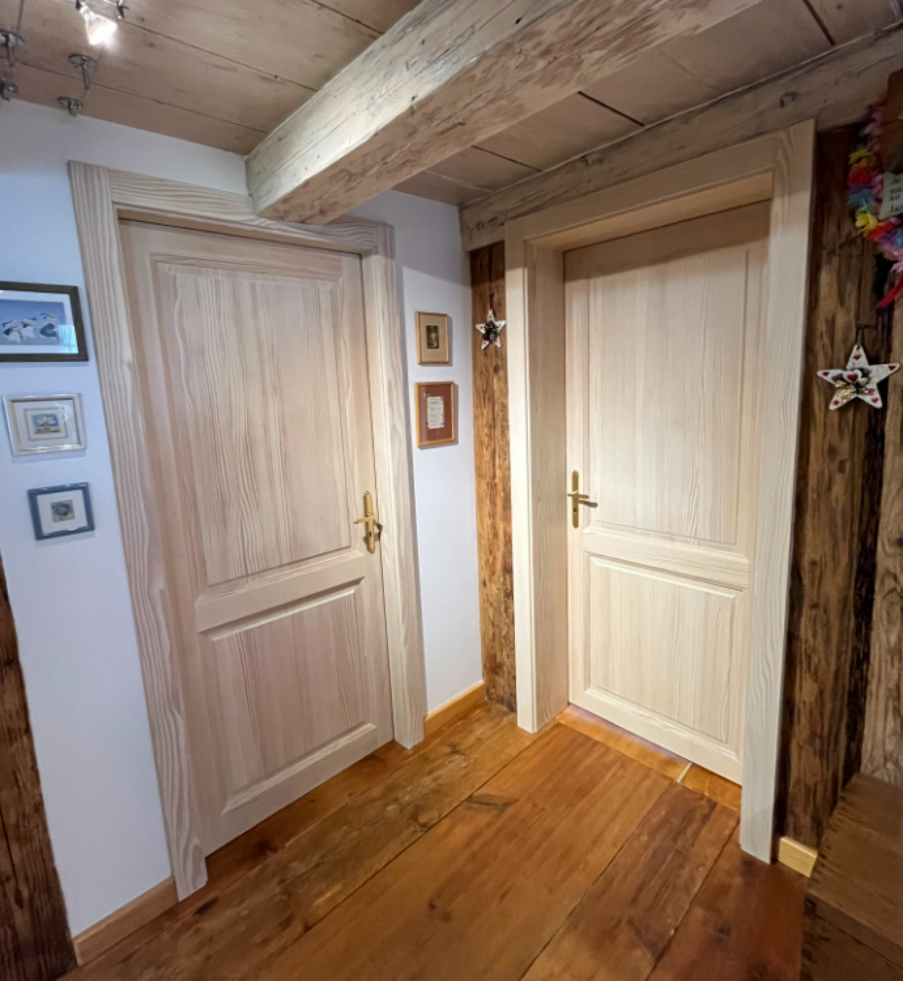 Porte intérieure de style sundgauvien sur-mesure