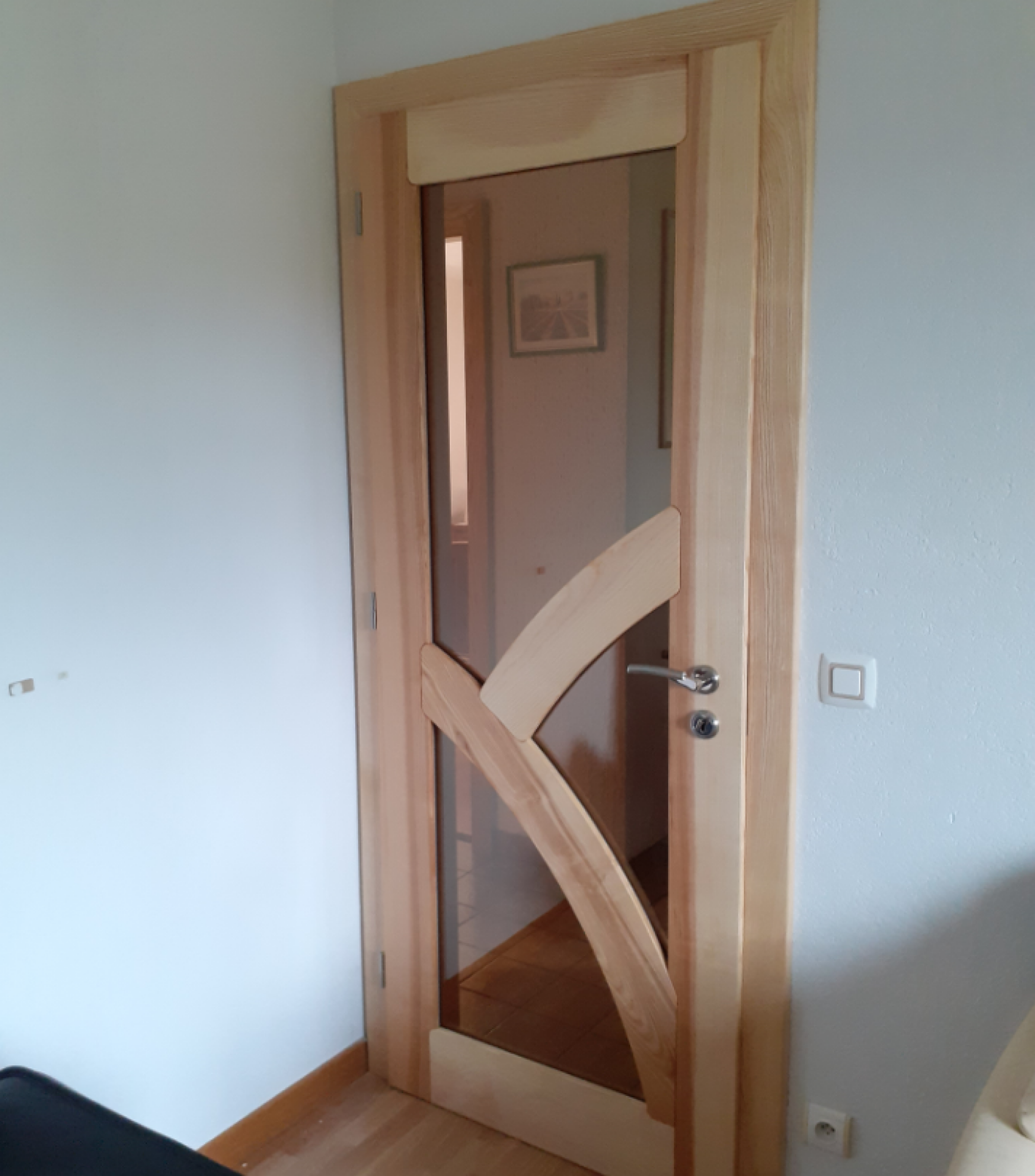 Porte intérieure vitrée