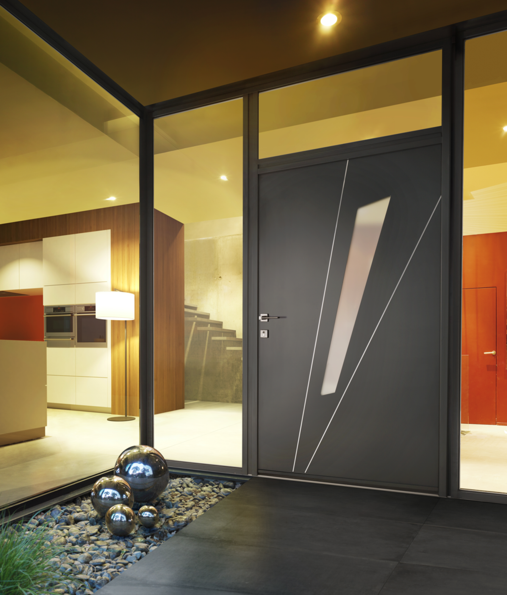 Portes K-LINE - Modèle FUSEAU de la collection Perspective