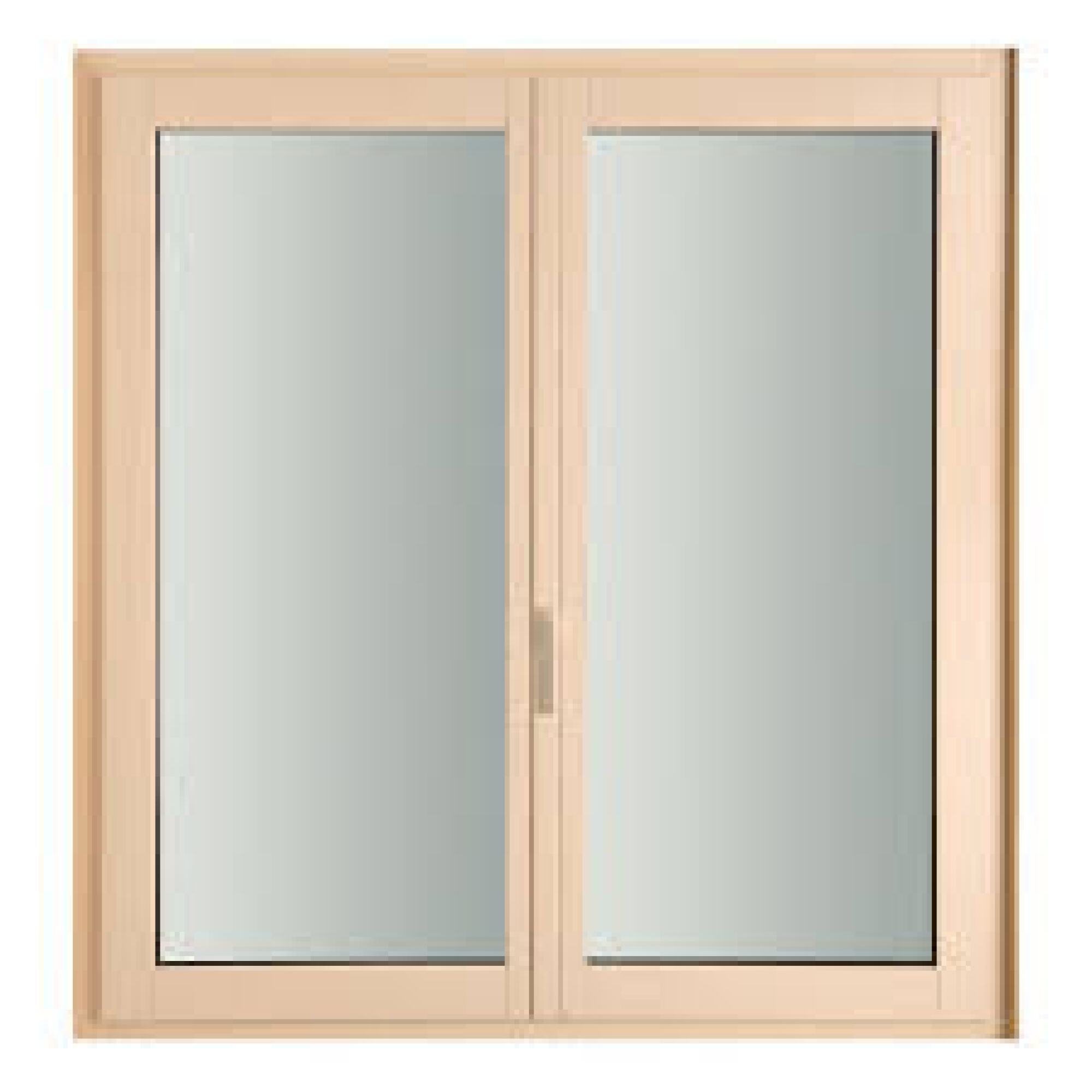 Menuiserie bois alu 2 vantaux