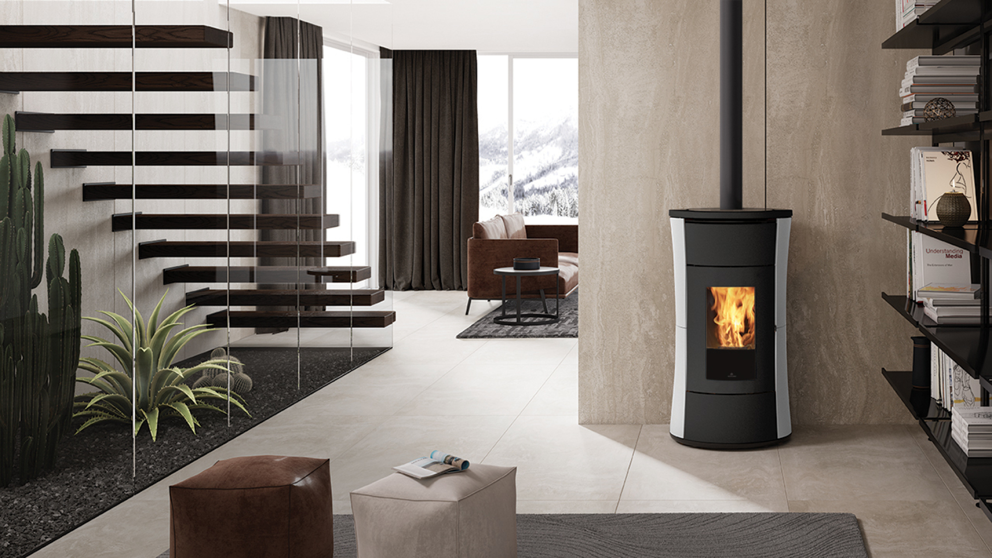 Poêle à granulés CHERIE 11 EVO ACIER