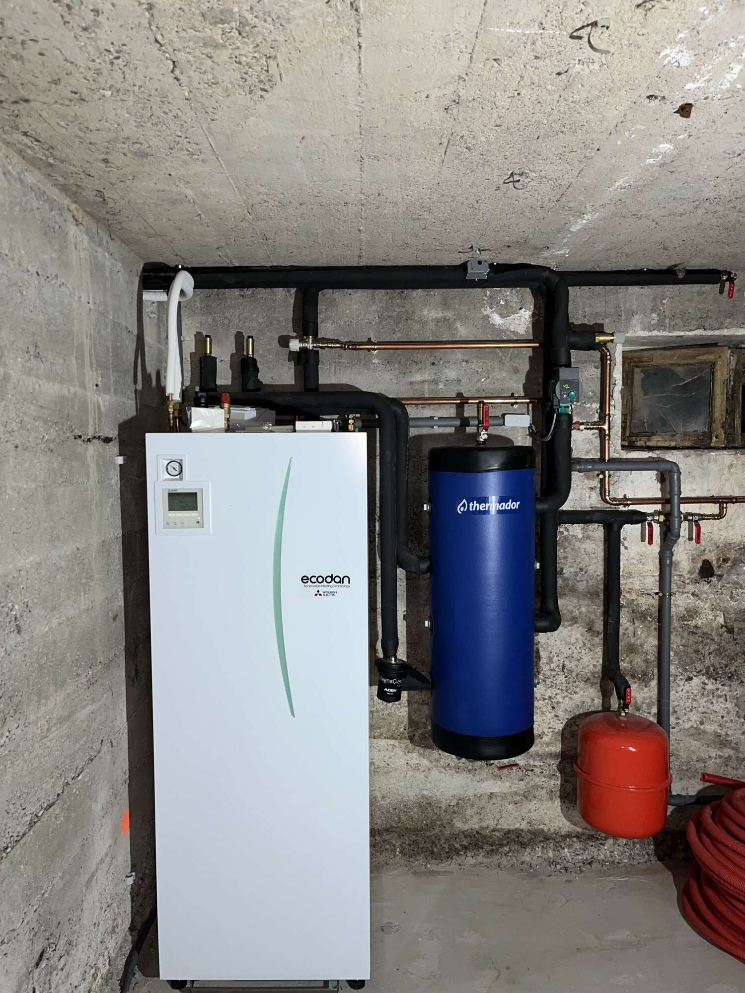 Remplacement chaudière par une PAC air-eau MITSUBISHI - Hindisheim