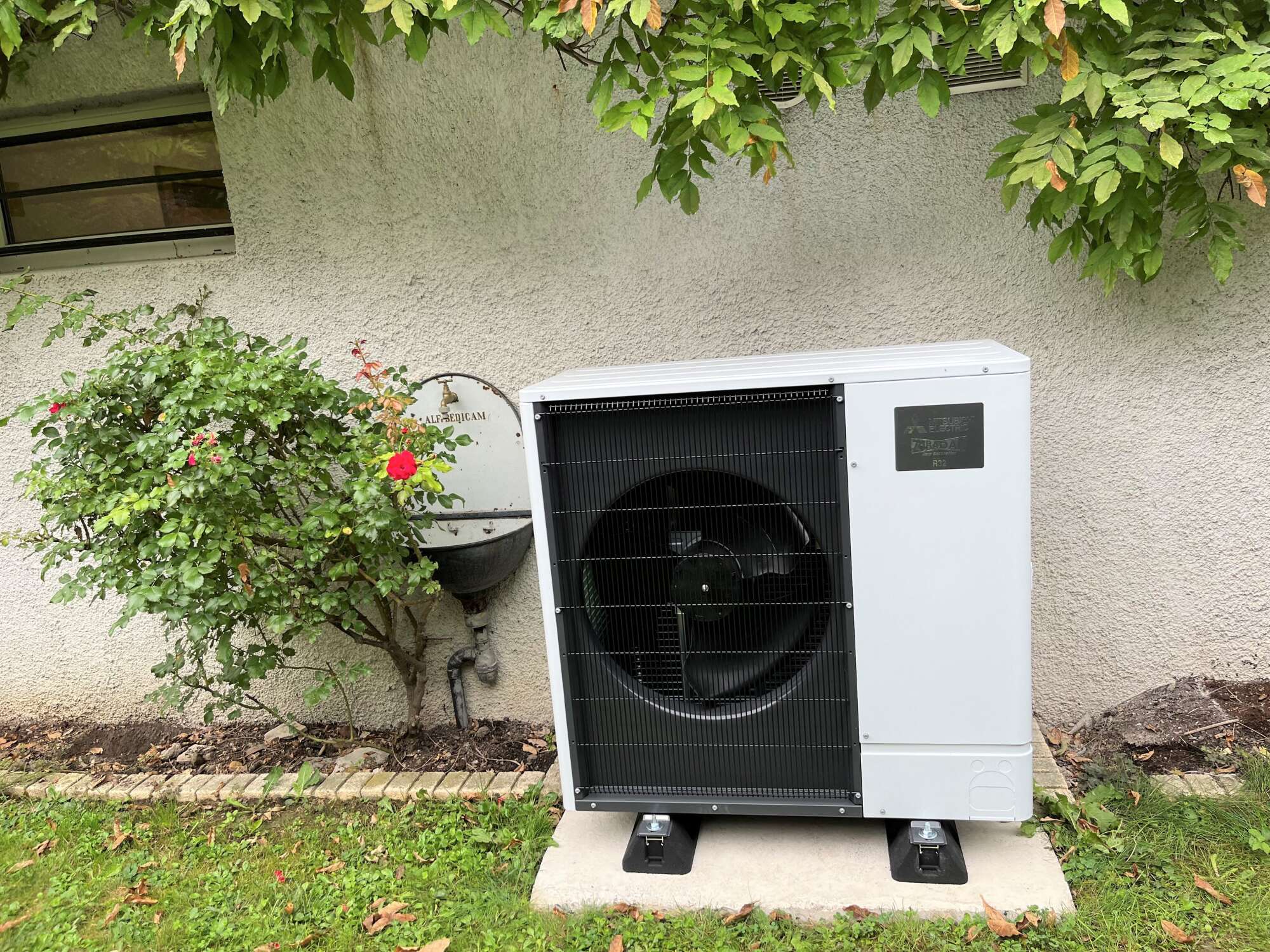 Remplacement chaudière par une PAC air-eau MITSUBISHI - Zubadan - Lipsheim