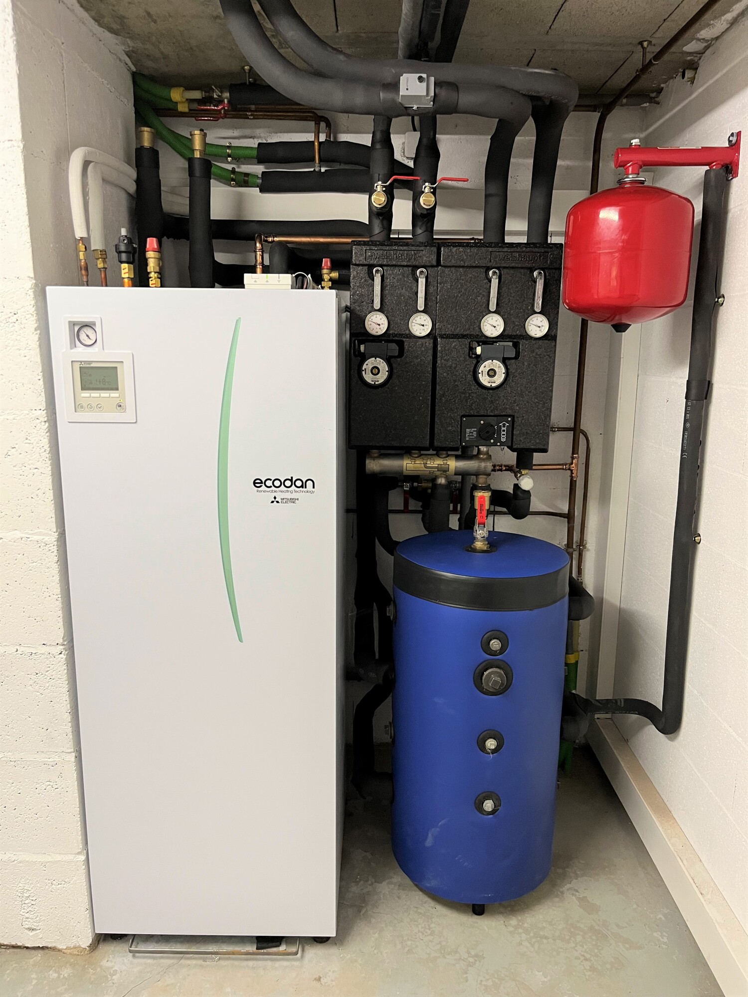 Remplacement chaudière par une PAC air-eau MITSUBISHI - Zubadan - Lipsheim